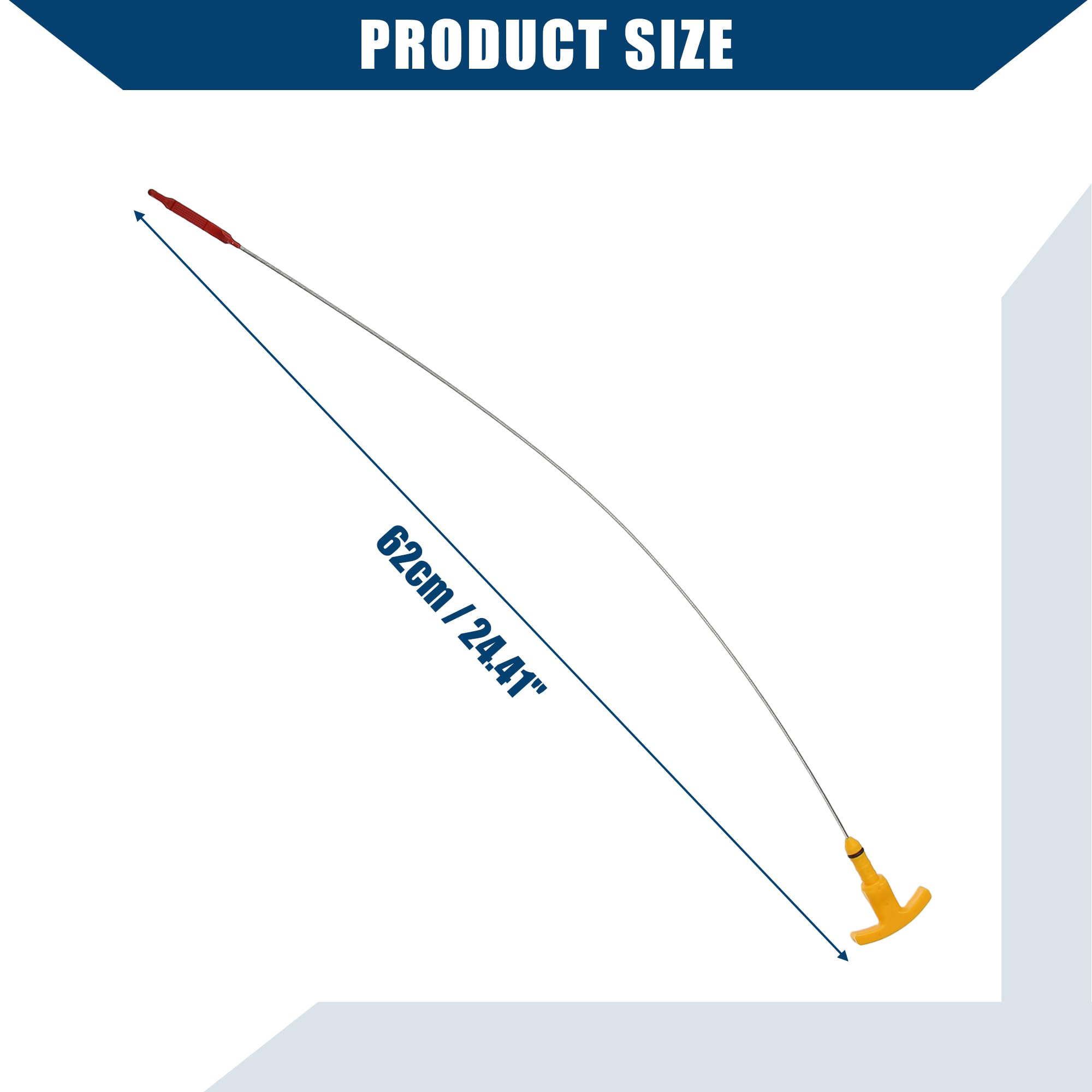 Hihaha No.26611-2E021 / Engine/Oil Dipstick for Hyundai Elantra 2011-2020 for Hyundai Tucson 2014-2021 / Oil Level Dipstick/Dura