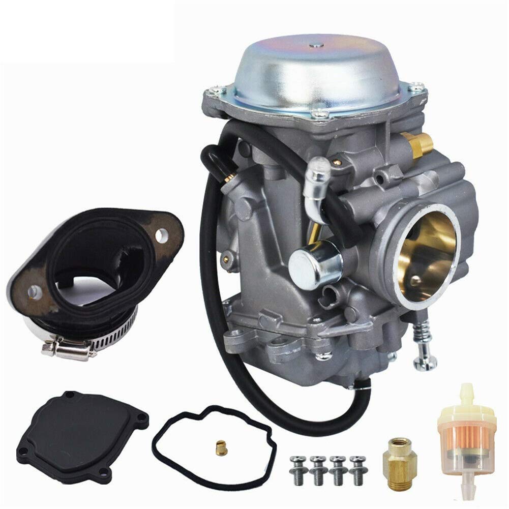 SVKCAR Carburetor for Polaris Hawkeye 400, Ranger 400/425/500, Big Boss 500, Worker 335/500, Model 3131600 with Intake Manifold