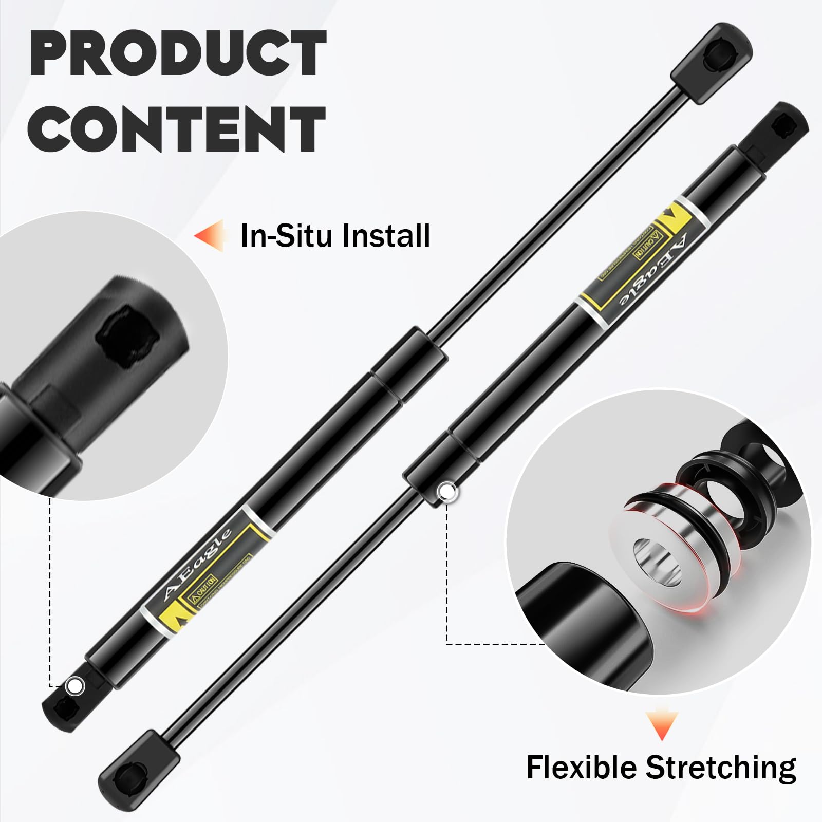 Rear Trunk Lids Lift Supports Struts Gas Springs Shocks For Buick Century 00-05, Buick Regal 99-04, Oldsmobile Intrigue 98-02 Wi