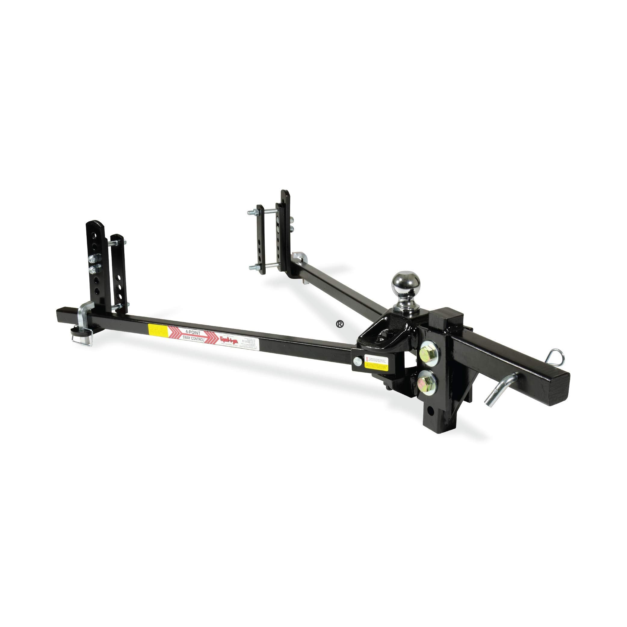 Equal-i-zer 4-point Sway Control Hitch, 90-00-0600, 6,000 Lbs Trailer Weight Rating, 600 Lbs Tongue Weight Rating, Weight Distri