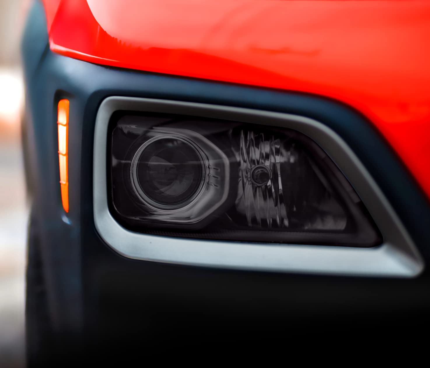 Vvivid Smoke Black Adhesive Headlight Wrap Tinting Vinyl Roll (17.9'' X 48'' 2-Roll Pack)
