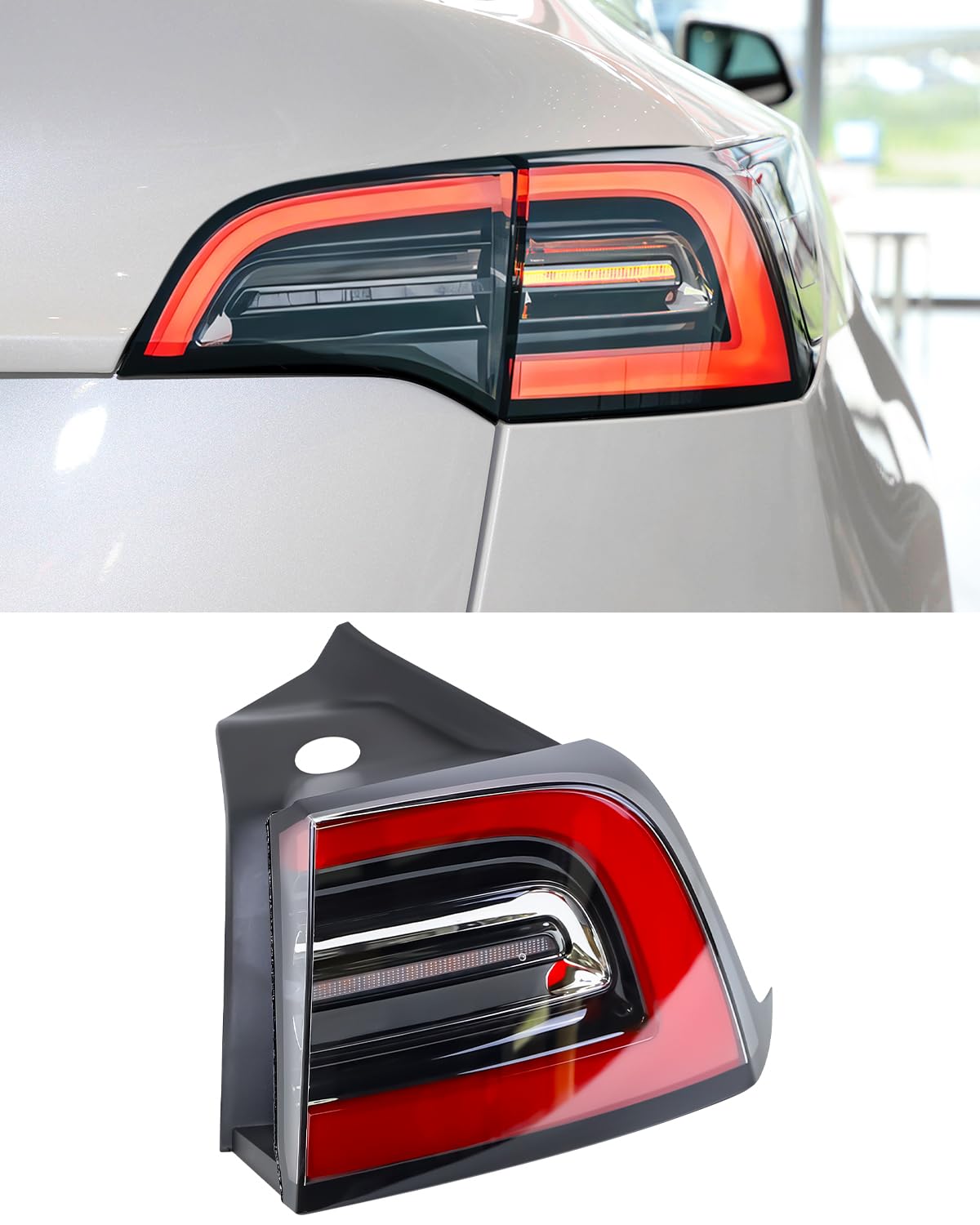 LIMBQS Restore Your Model Y: Direct-Fit Left Rear Taillight for 2019-2024 Tesla, Factory-Style LED & Waterproof Assembly