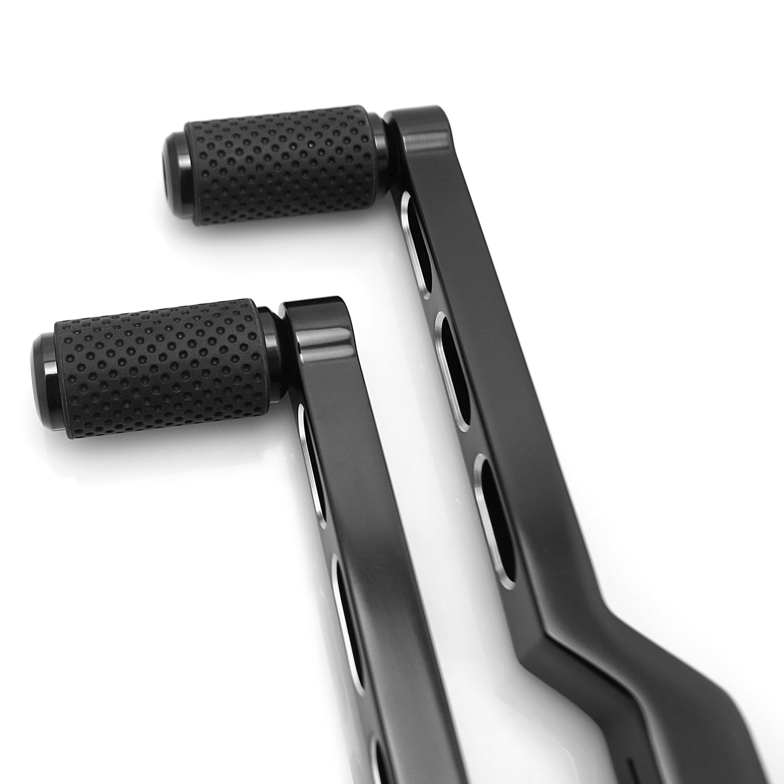 HEYOMOTOR Motorcycle Heel Toe Shift Lever Pedals, Aluminum, Black, Model SM-2110 for Harley Davidson Softail, Touring, Road King