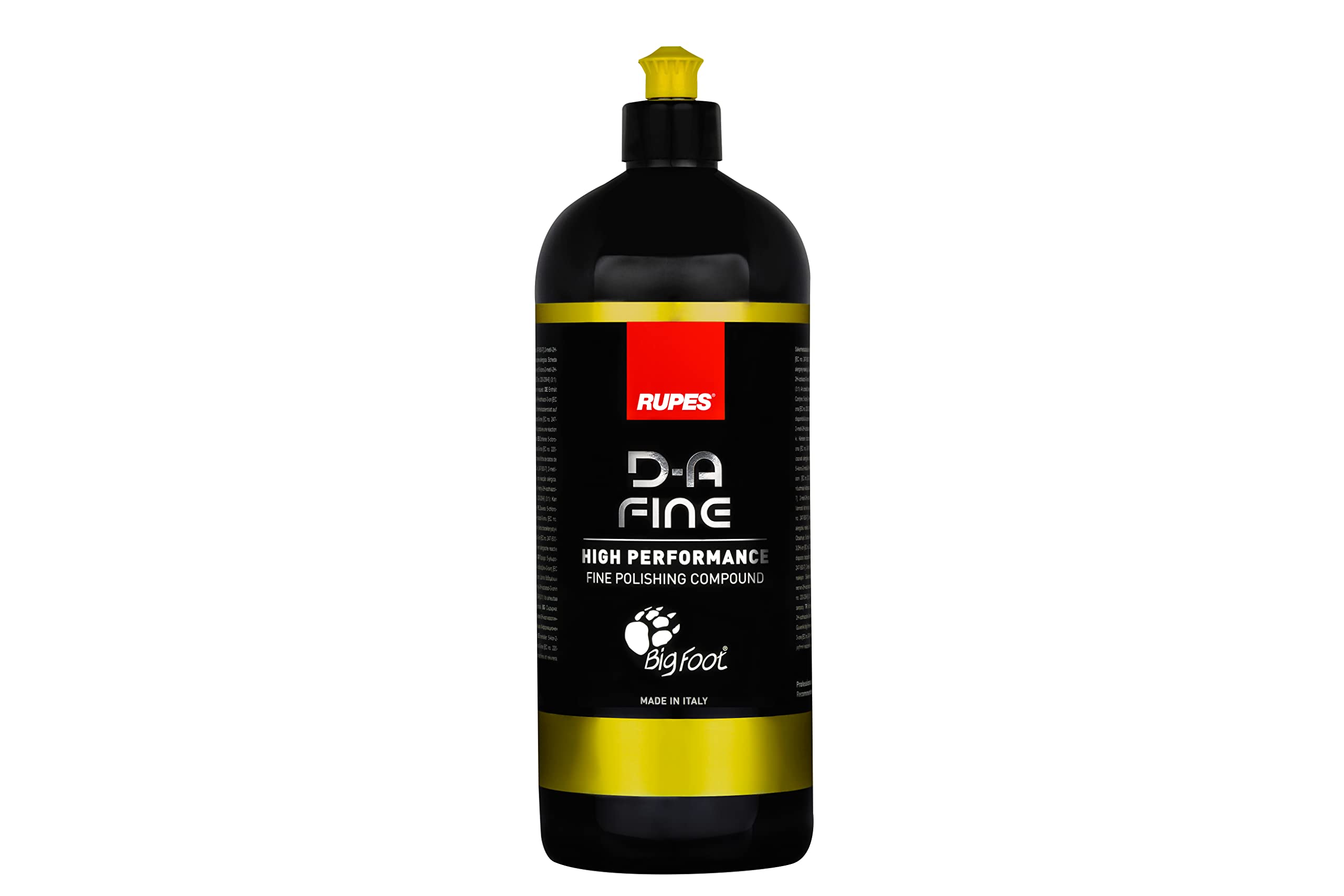RUPES Fine Compound for Polish & Swirl Remover, Dual Action Buffing Compound Liquid, for Car Detailing & Removing Scratches, Hig