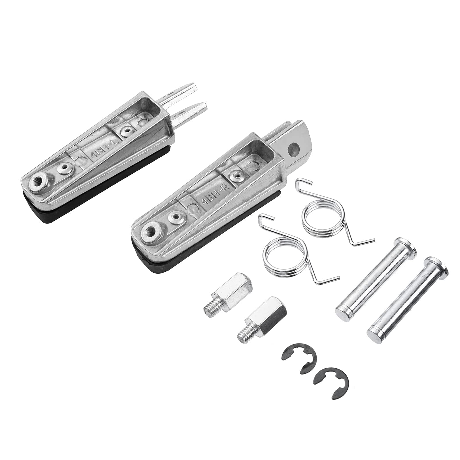 Motorcycle Front Foot Pegs Footrests Pedal Fits for Yamaha YZF1000 R1 FZ1 FZ6R FZ6 FJR1300 FZ400 XJR1200 XJR1300 XJR400 XJ6 TDM