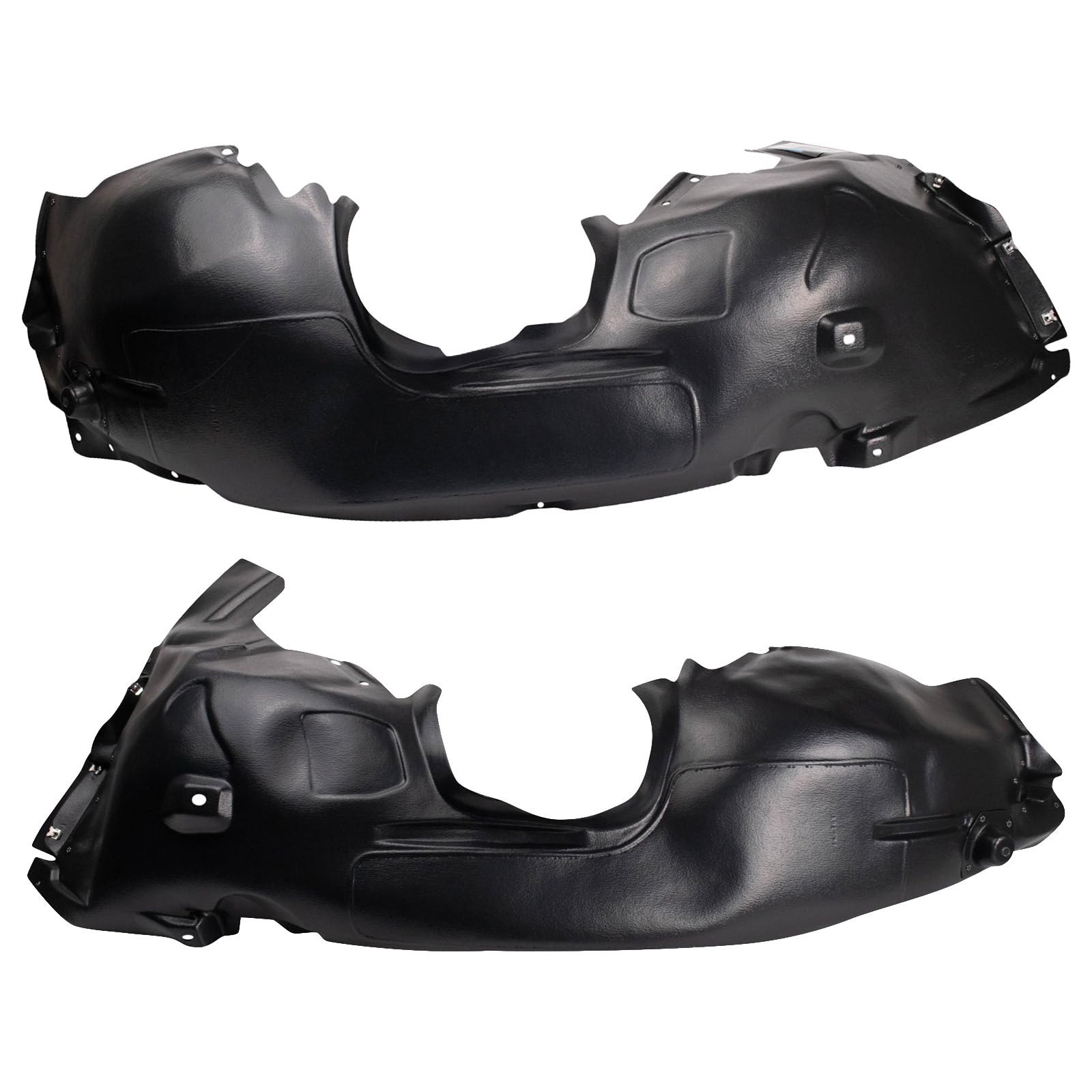 Trq Inner Fender Liner Set Compatible With 2014-2018 Ford Transit Connect Fo1248167 Fo1249167