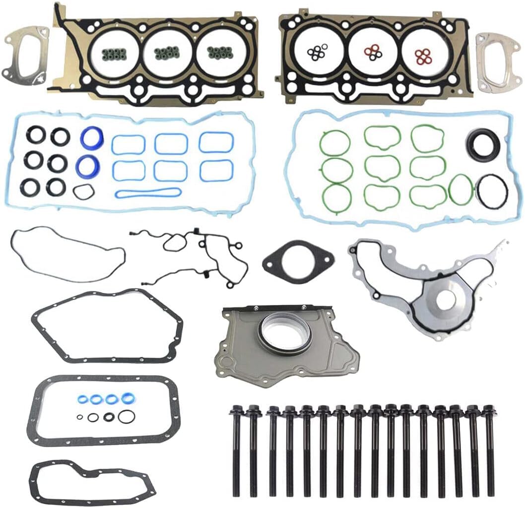GELUOXI 3.6L Rocker Arm Lifter Kit w/Head Gasket Replacement for 2011-2016 Chrysler 300 Jeep Grand Cherokee Dodge Ram 1500 Chall