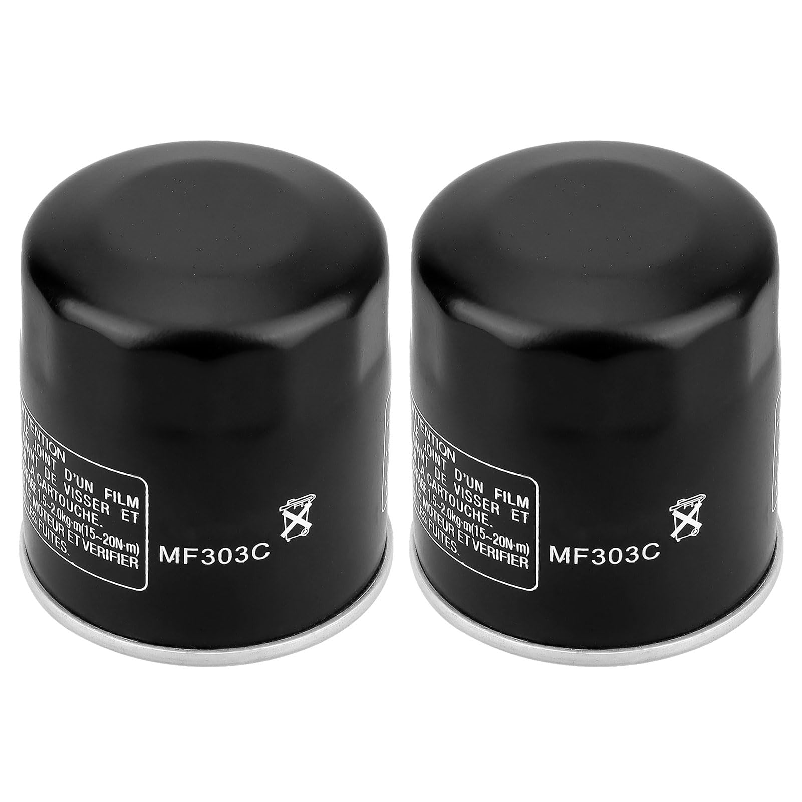 LOCOPOW 2pc 2520799 3084963 Oil Filter for Polaris Sportsman 500 400 450 570 HO Ranger Trail Boss 325 330 Scrambler 500 850 XP 1