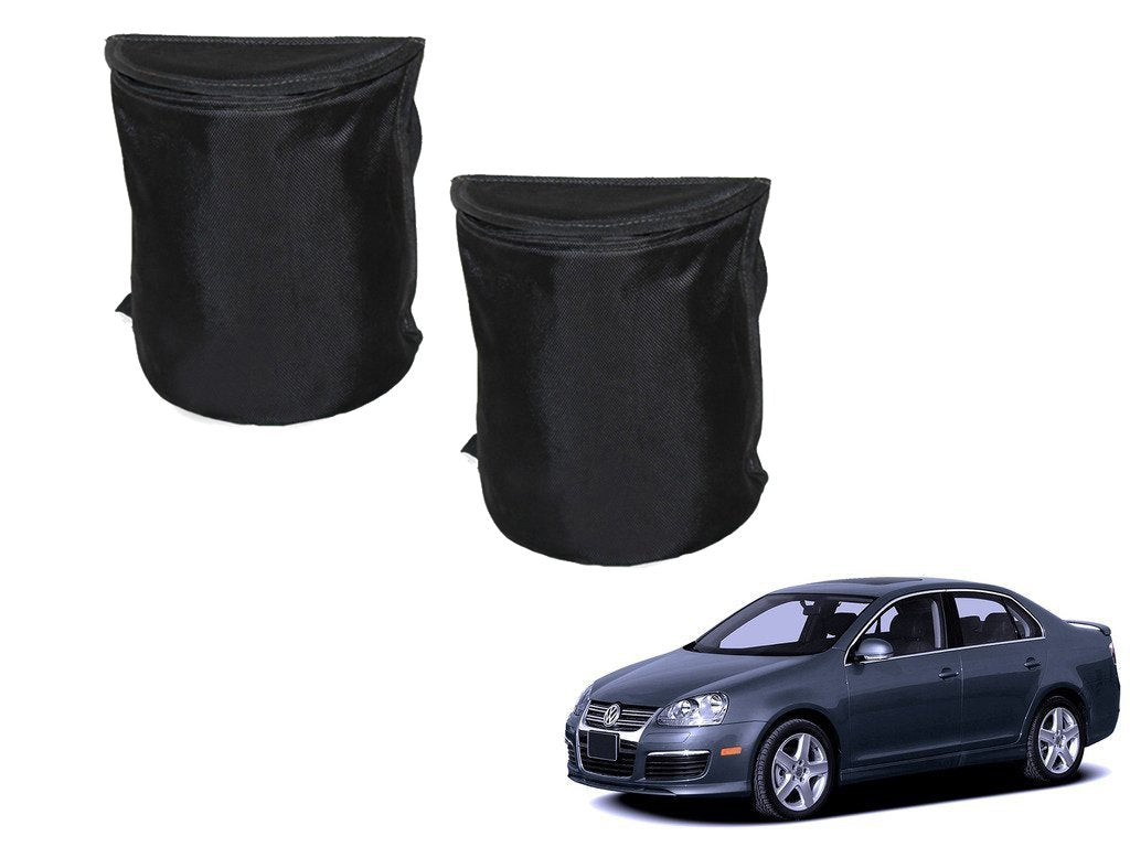 Kozdiko Semi Cylindrical Car Dustbin Set of 2 Pcs for Volkswagen Jetta