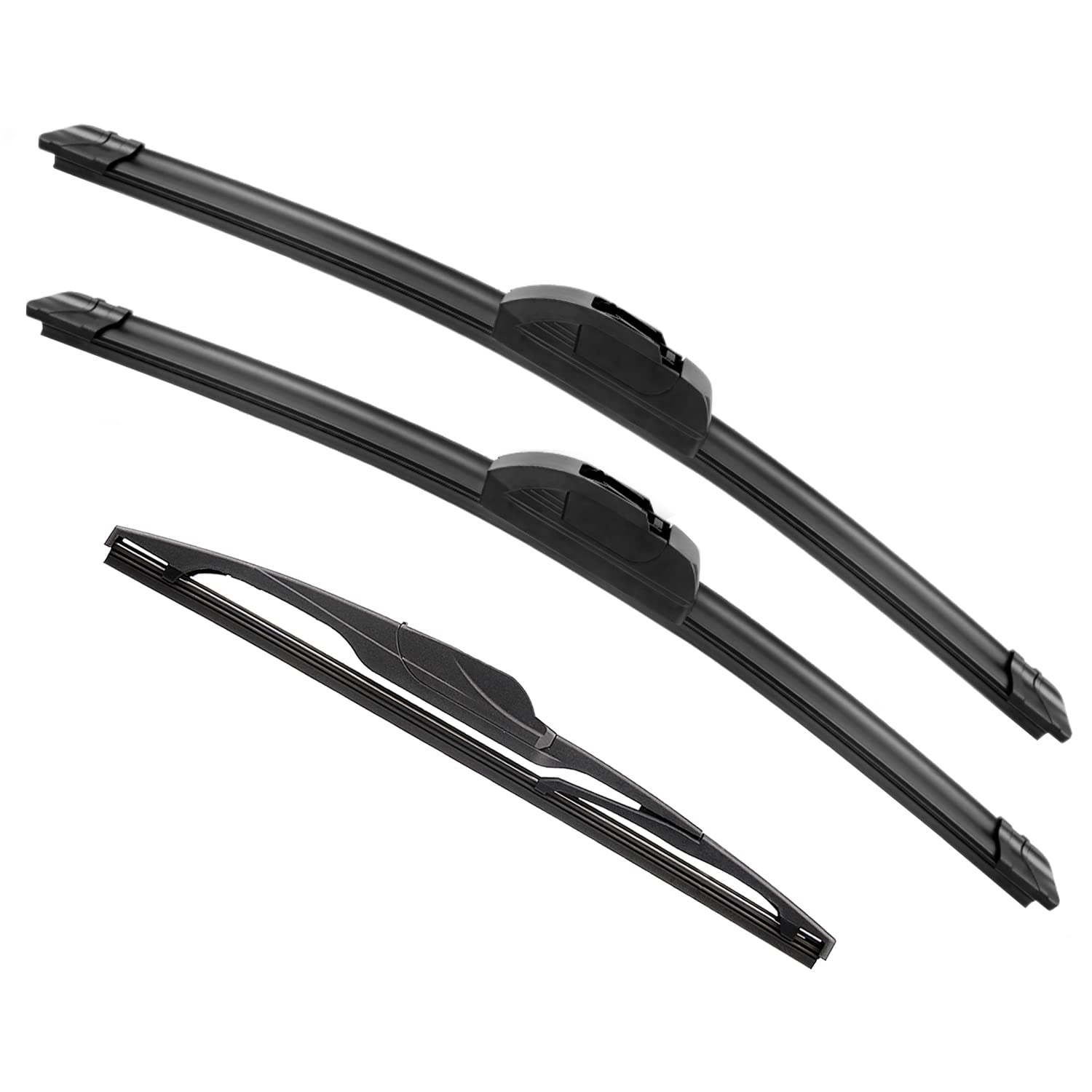 Emithsun Oem Quality Premium All-Season Windshield Wiper Blades Replacement For Honda Fit 2009-2020,Easy Diy Install 28'+14'+14'(Set Of 3)