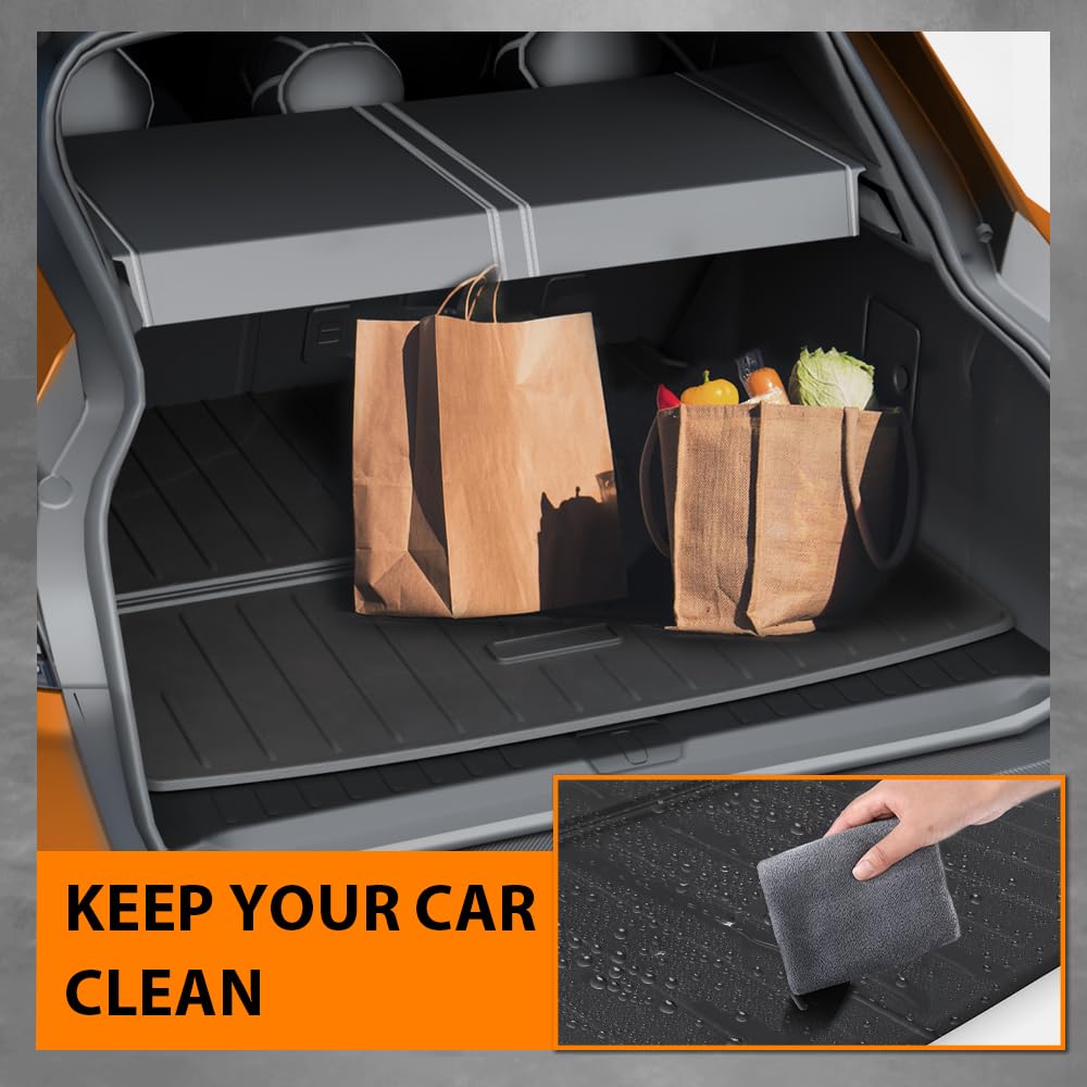 G-PLUS Floor Mats Compatible with Mazda 2023 CX-50 w/Seat Back Protection TPE All Weather Full Cover Protection 3 Piece,Black