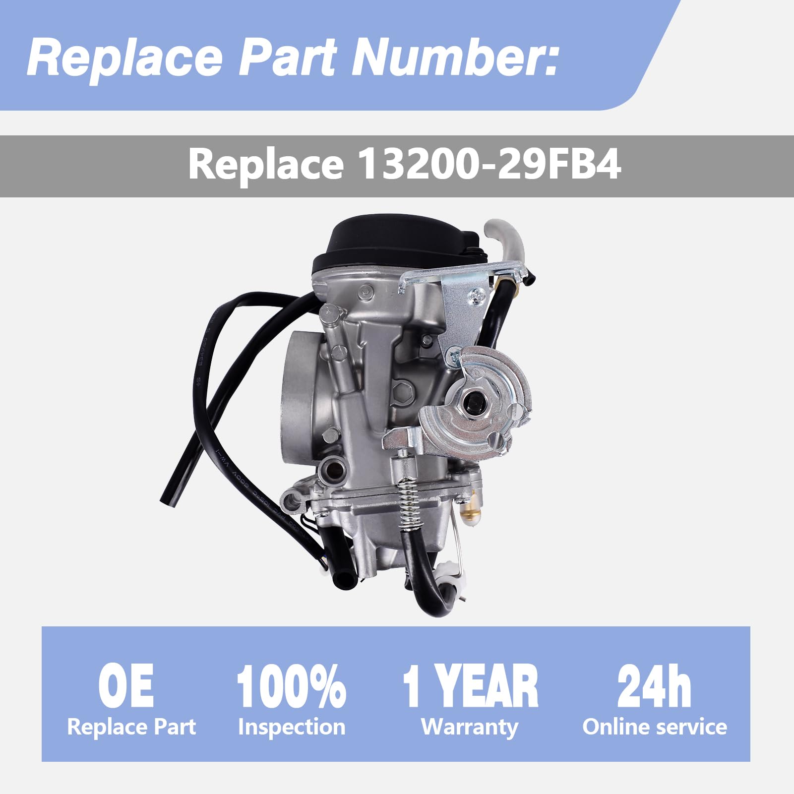Carburetor Fits For Suzuki Drz400 Drz 400 Drz400Sm Drz400S 2005-2018 Replace 13200-29Fb4 Carb Kit With Filter