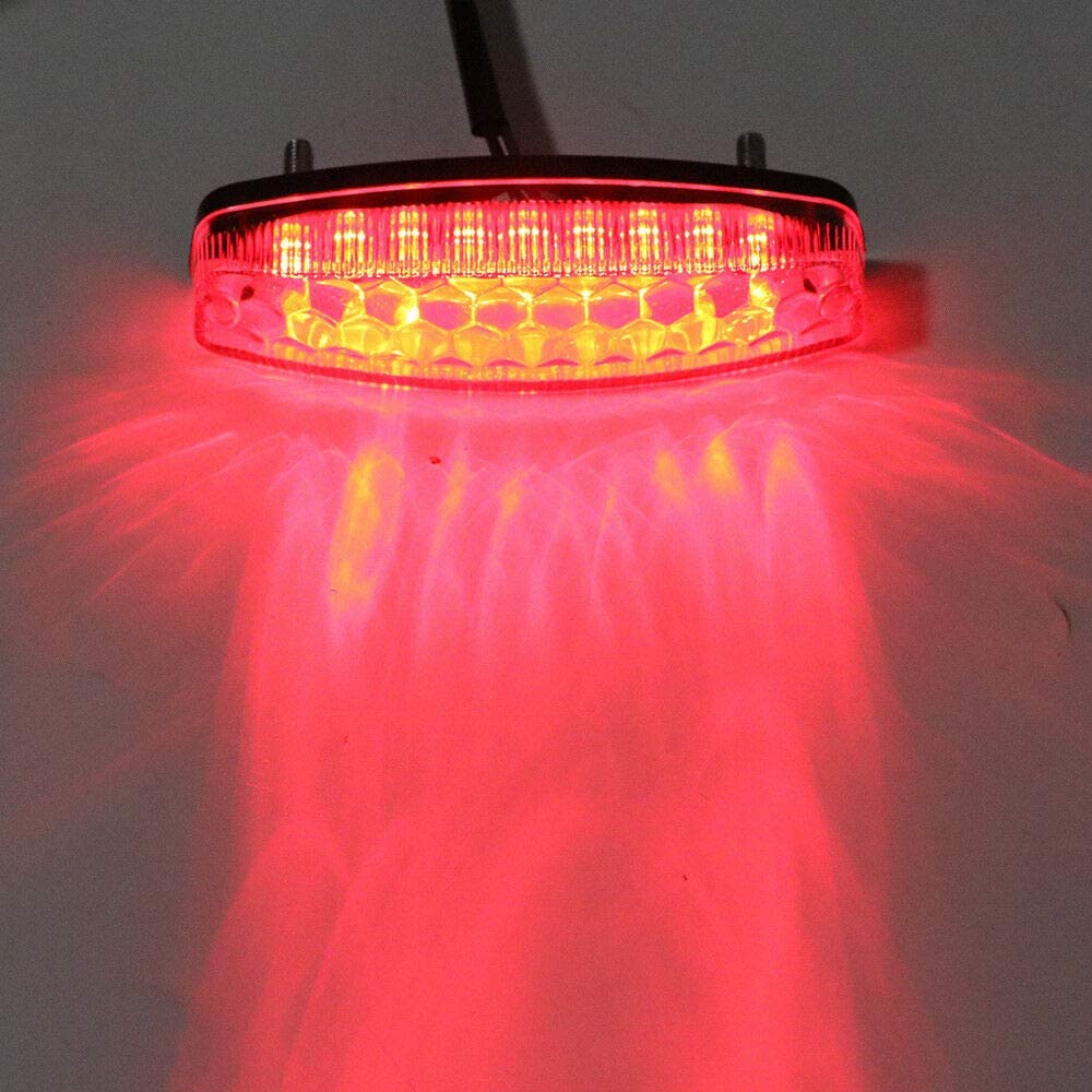 HERIS LED Rear Tail Brake Lights for 50cc 70 Cc 90cc 110cc 125cc 150cc Taotao SunL JCL Coolster Roketa Kazuma Chinese ATVs Quad