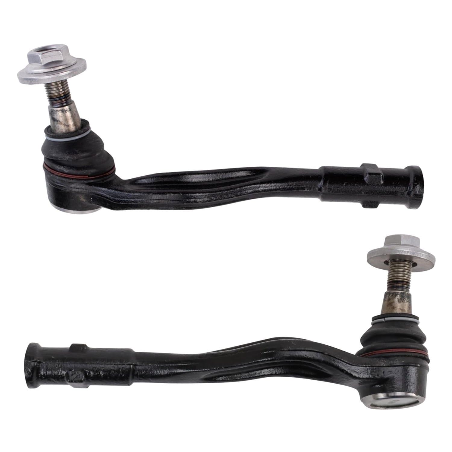 TRQ Front Outer Tie Rod Set Compatible with Audi