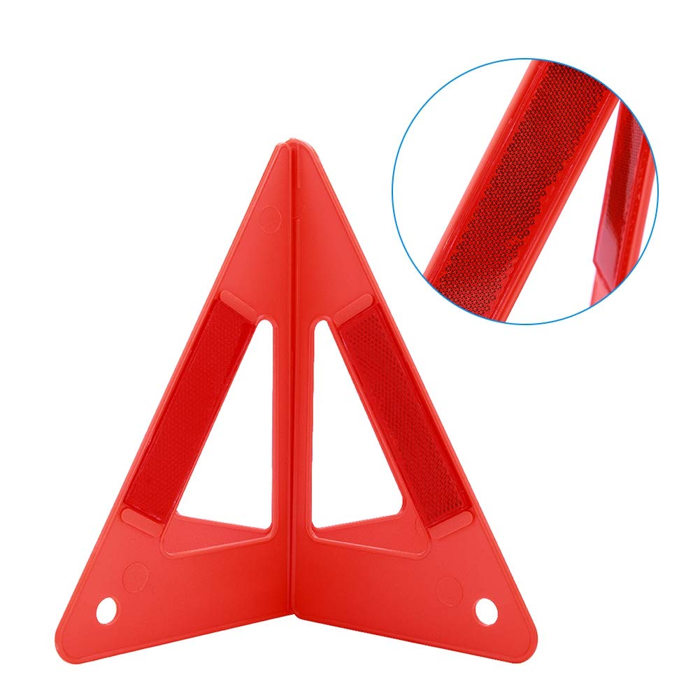 Warning Triangles, Portable Car Emergency Breakdown Reflective Warning Safety Road Stop Sign
