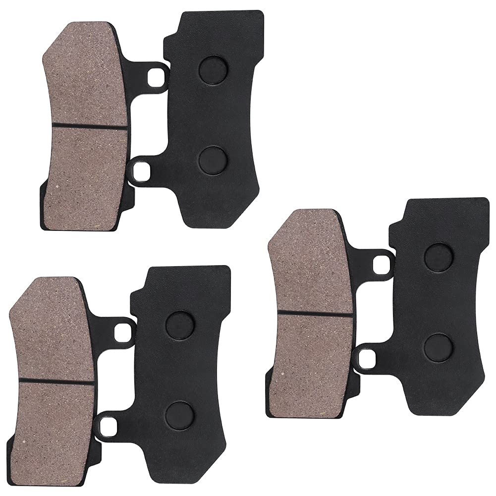 Cyleto Front and Rear Brake Pads for HARLEY DAVIDSON Touring FLHTC Electra Glide Classic 2008-2012 / FLHTCU Ultra Classic Electr