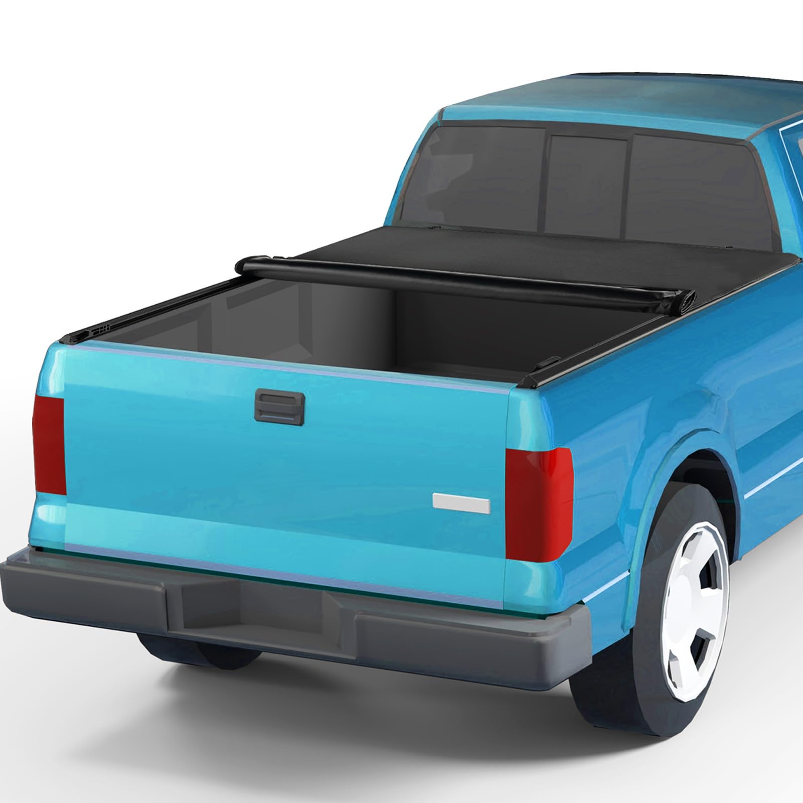 Ironmax Truck Bed Cover, Soft Roll-Up Truck Tonneau Cover Compatible With 2019-2023 Ram 1500 Classic, 2002-2018 Dodge Ram 1500 & 2003-2023 Dodge Ram 2500/3500, Fleetside 6.4 Feet Bed