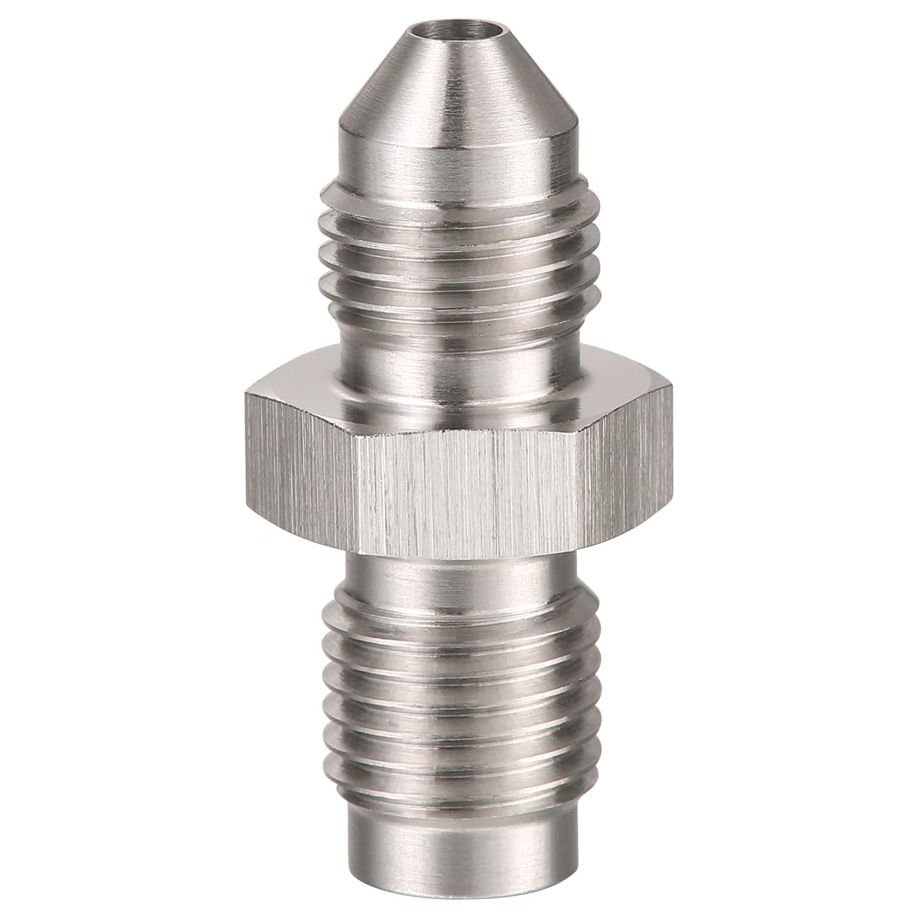 Podavelle 3An Male To 3/8-24 Male Inverted Flare Stainless Steel Brake Adapter Fitting Connector
