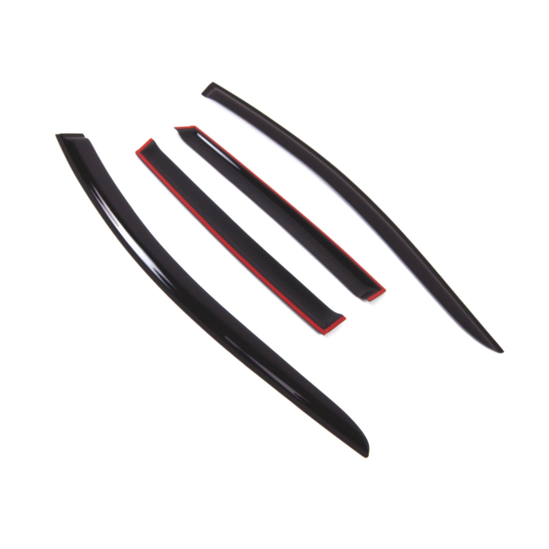 Tuningpros Outside Mount Window Vent Visors Rain Guards Compatible With Ford Escape 2013-2016 | Side Window Wind Deflectors Rain