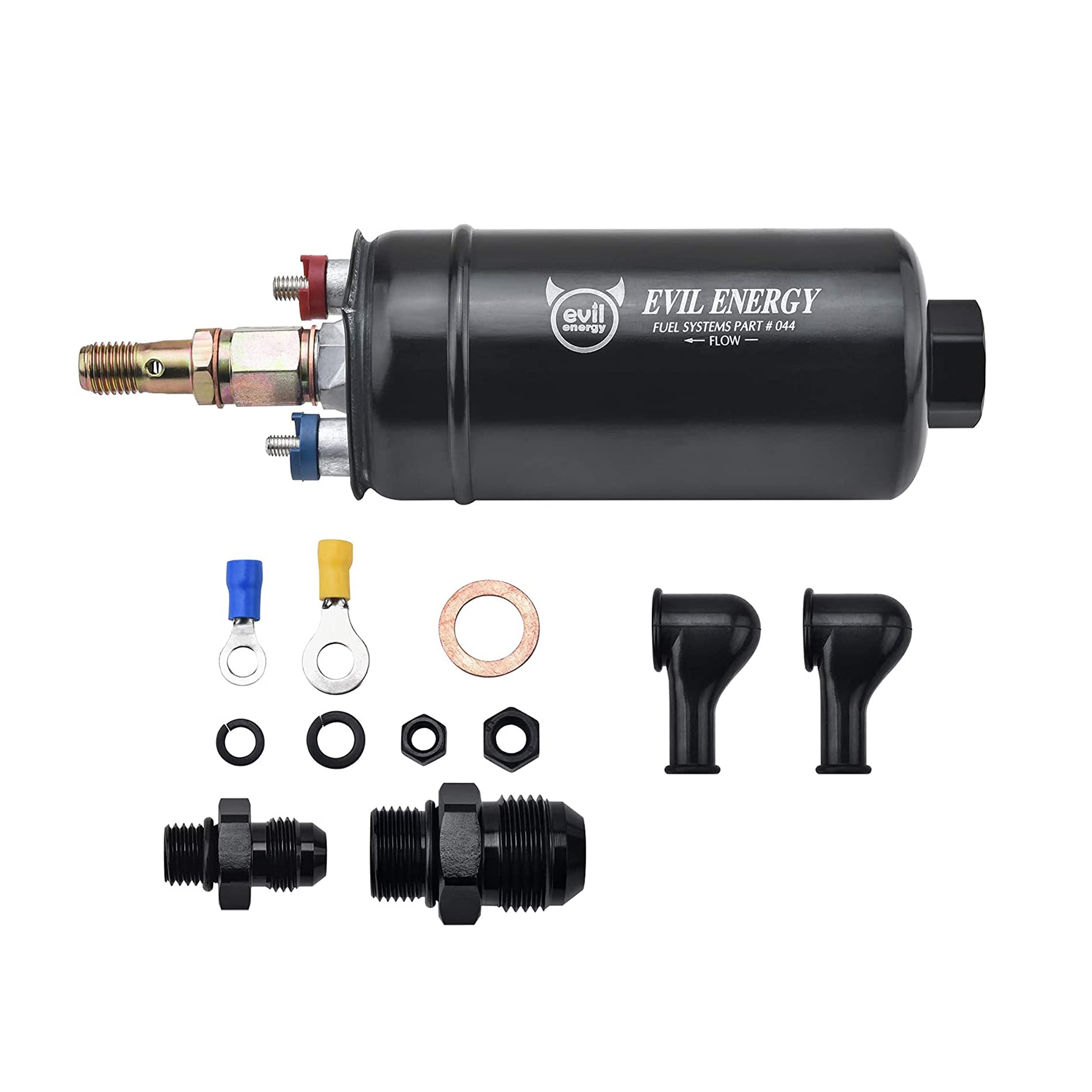 Evil Energy External Inline Fuel Pump Electric 300Lph High Flow 12V Universal