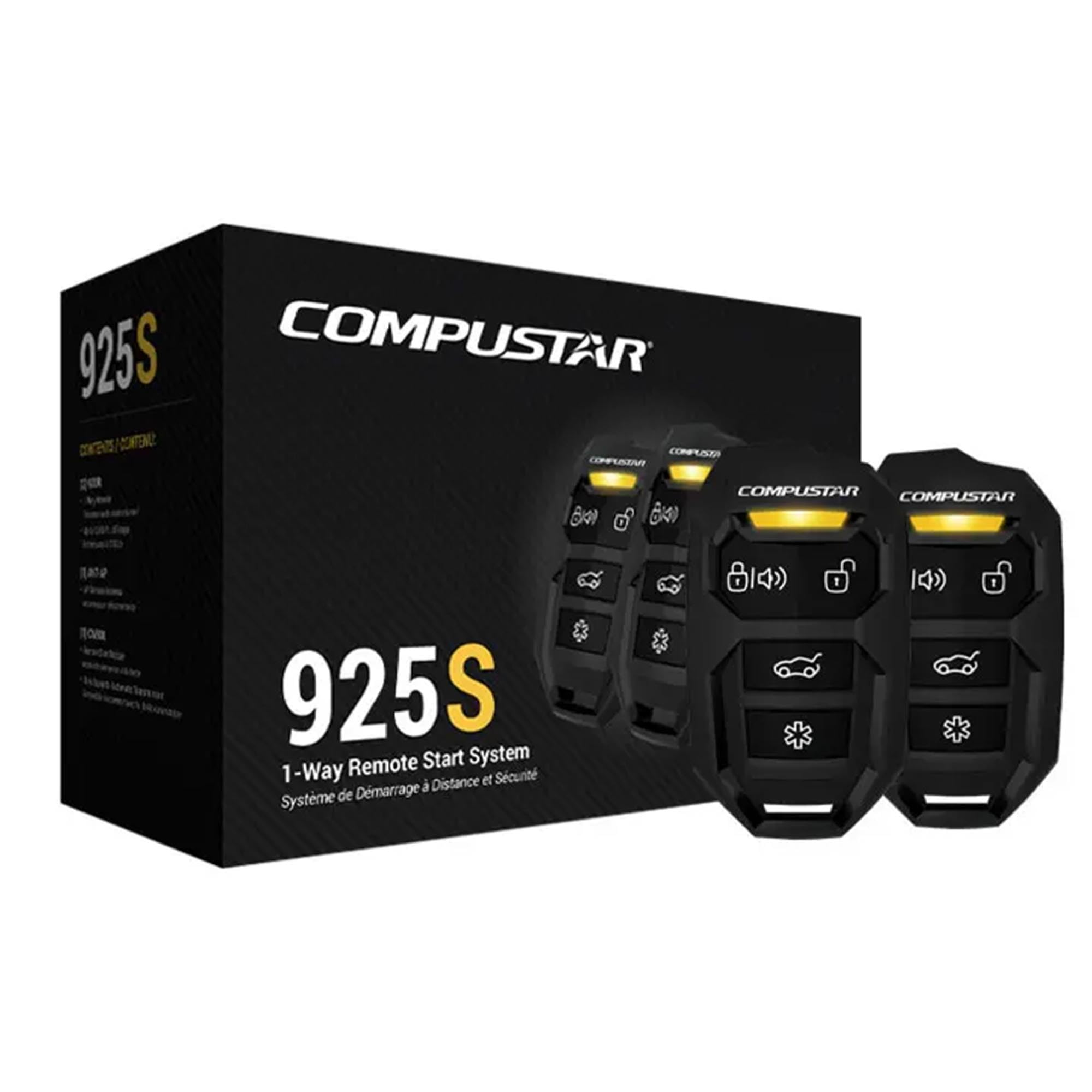 Compustar CS925S 4-Button 1 Way Remote Start System (up to 1500 Range)