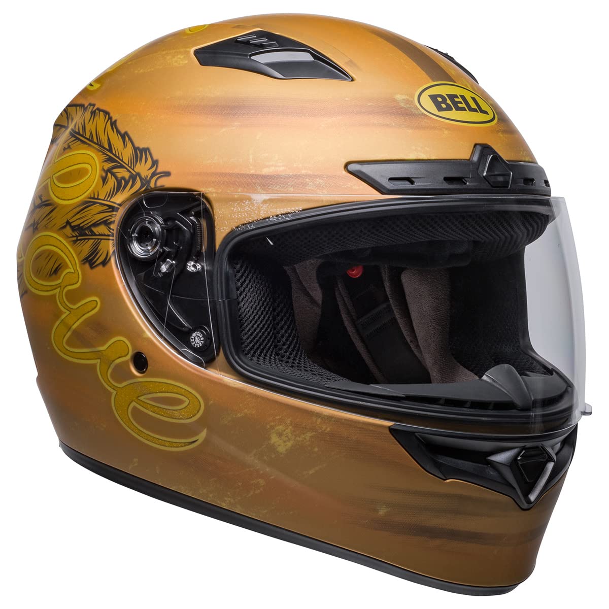 Bell Qualifier Dlx Mips Street Helmet (Hart Luck Live Matte Gold - Medium)