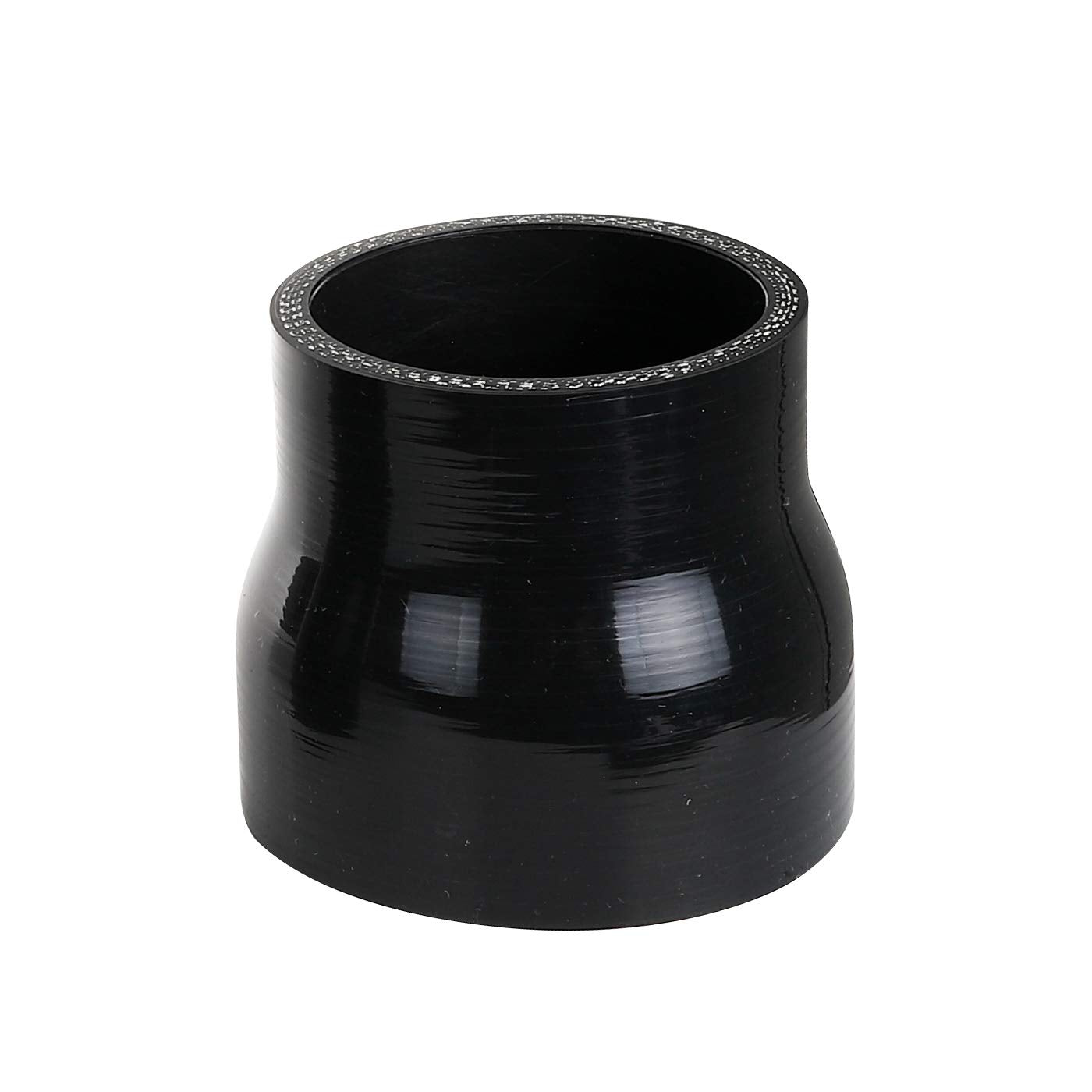 Ac Performance Id 2.75'' To 2.65'' (70Mm To 67Mm) Silicone Hose Straight Reducer 3-Ply Reinforced Black, 3'' Length