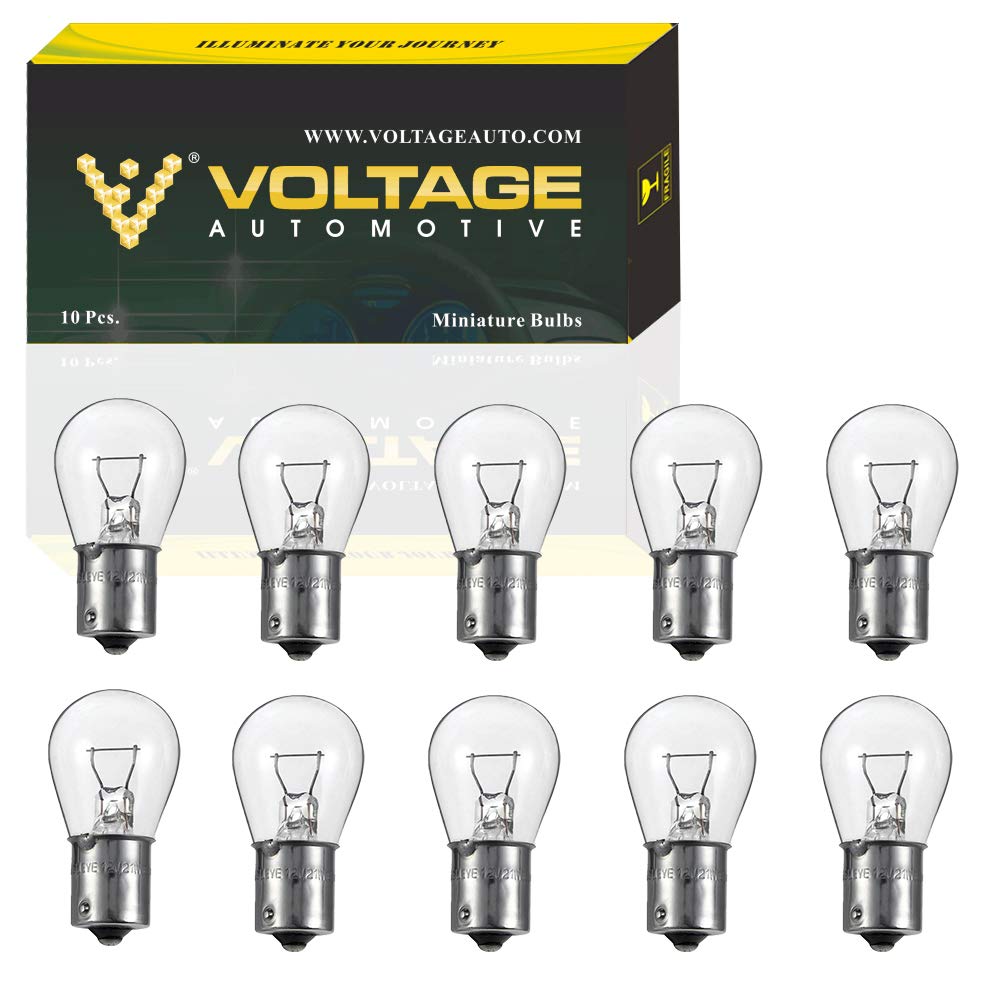 Voltage Automotive (10 Pack) 7506 Automotive Brake Light Turn Signal Side Marker Light Bulb