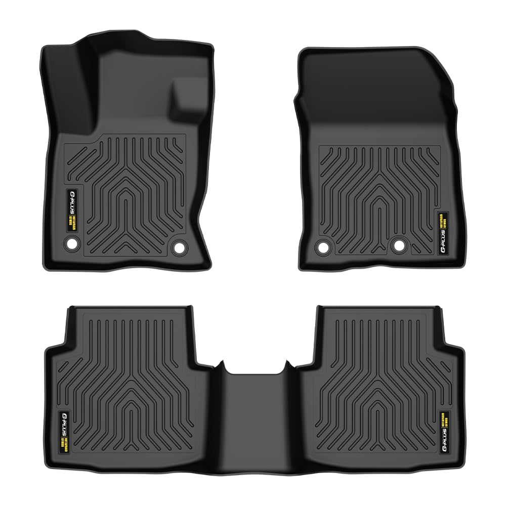 Floor Mats Fit Ford Escape 2020 2021 2022 2023 2024 2025 1st & 2nd Row All Weather Full Cover Protection TPE Car Floor Cargo Lin