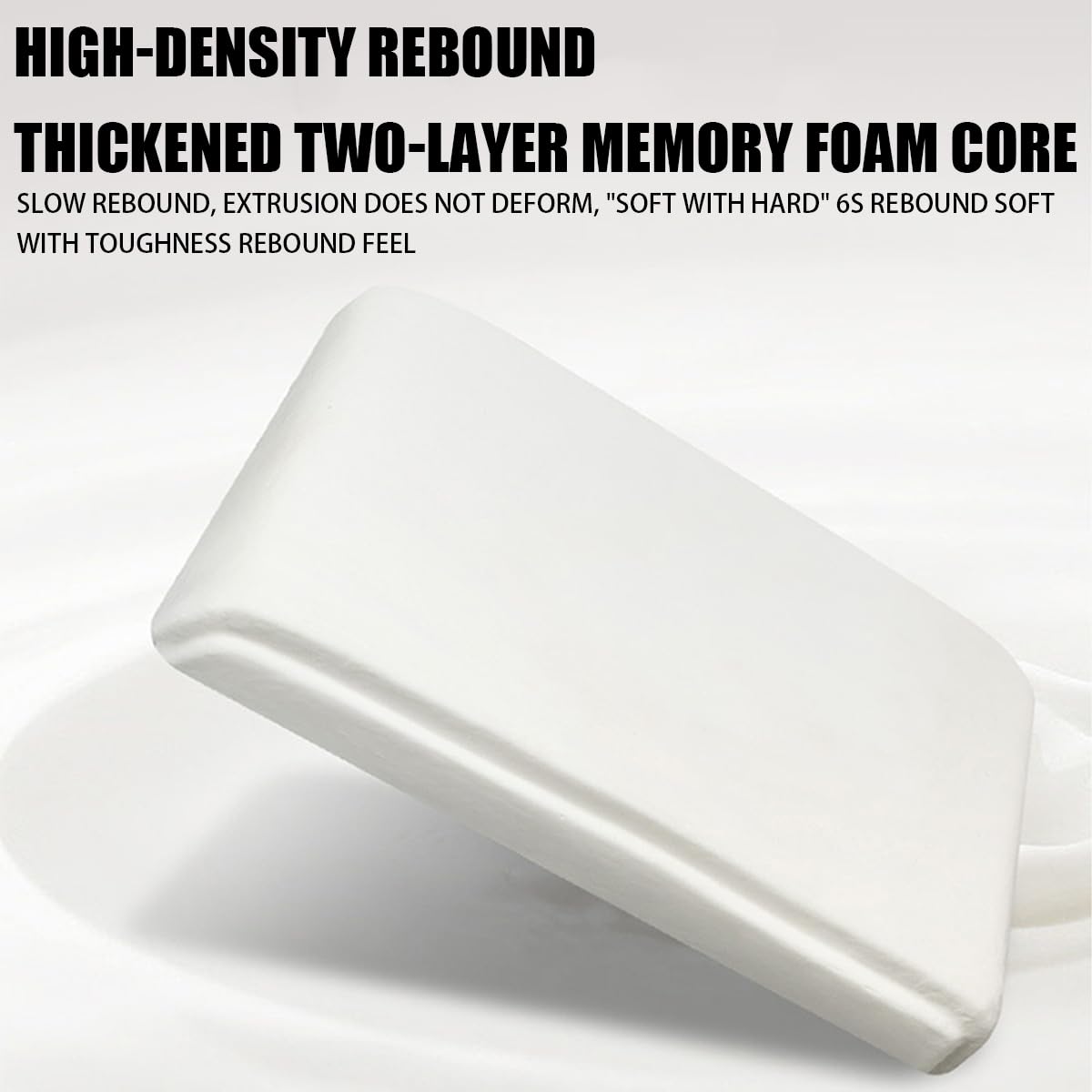 Bittwee Car Armrest Cushion, Automotive Anti-Scratch Leather Memory Foam Center Console Pad Cover Protector Elbow Pillow Armrest