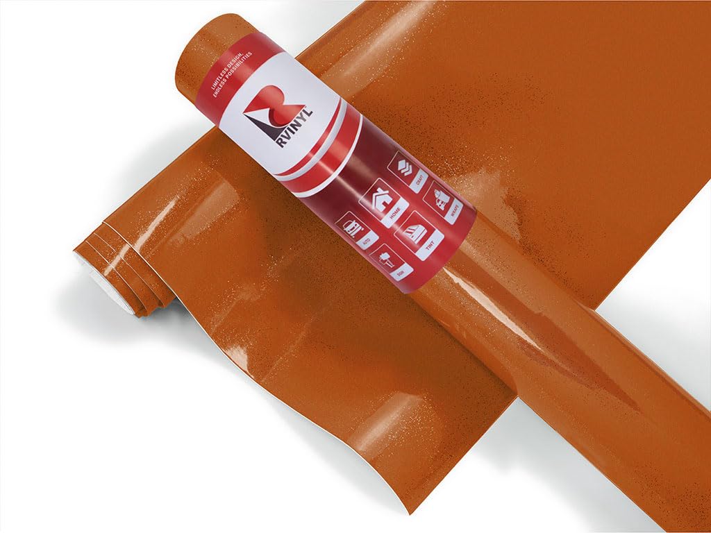 3M 1080 Series G344 Gloss Liquid Copper - 5Ft X 1Ft - 5Sq Ft - Dual Cast Thick Vinyl Car Wrapping Film - Vehicle Sheet Roll