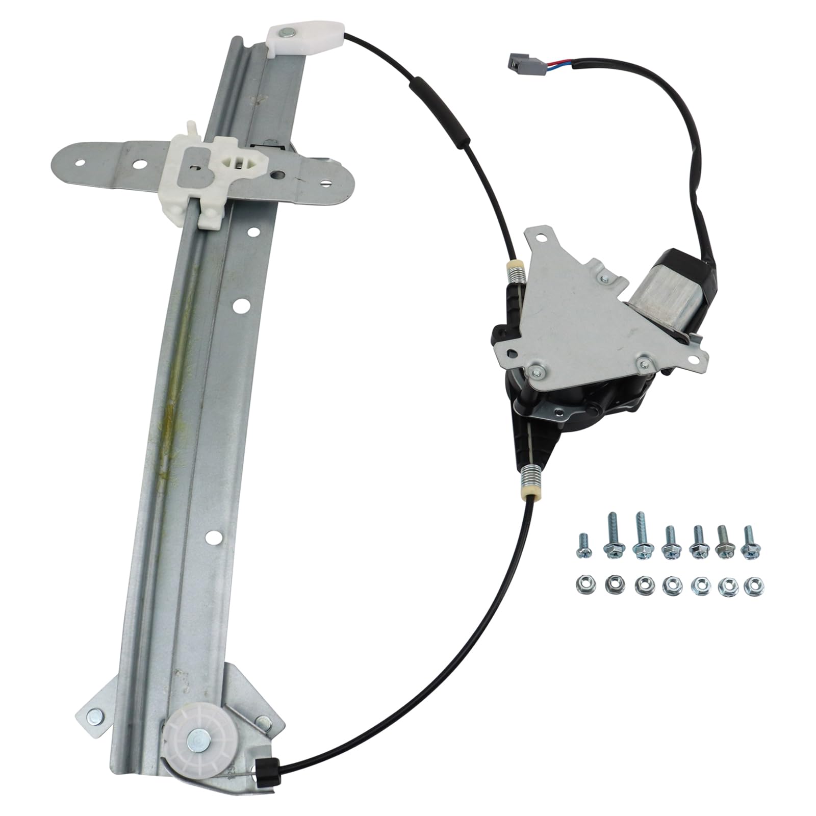 Trq Rear Left Power Window Regulator & Motor Assembly Drivers Side Compatible With 1992-2011 Ford Crown Victoria Mercury Grand M