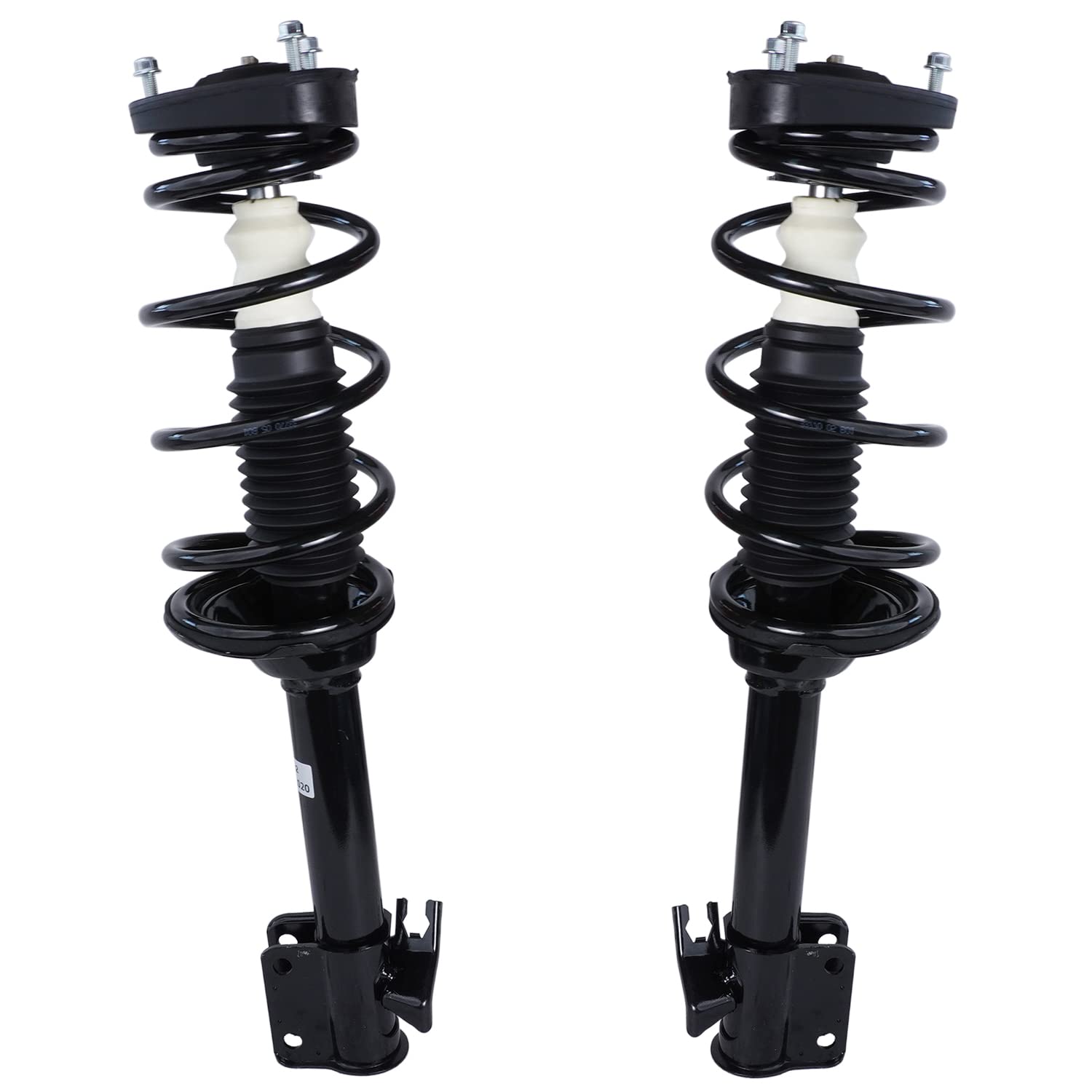 Detroit Axle - 2 Rear Ready Struts for 2003 2004 Subaru Forester [XS Models], Rear Struts w/Coil Spring Assembly Ready Shocks Re