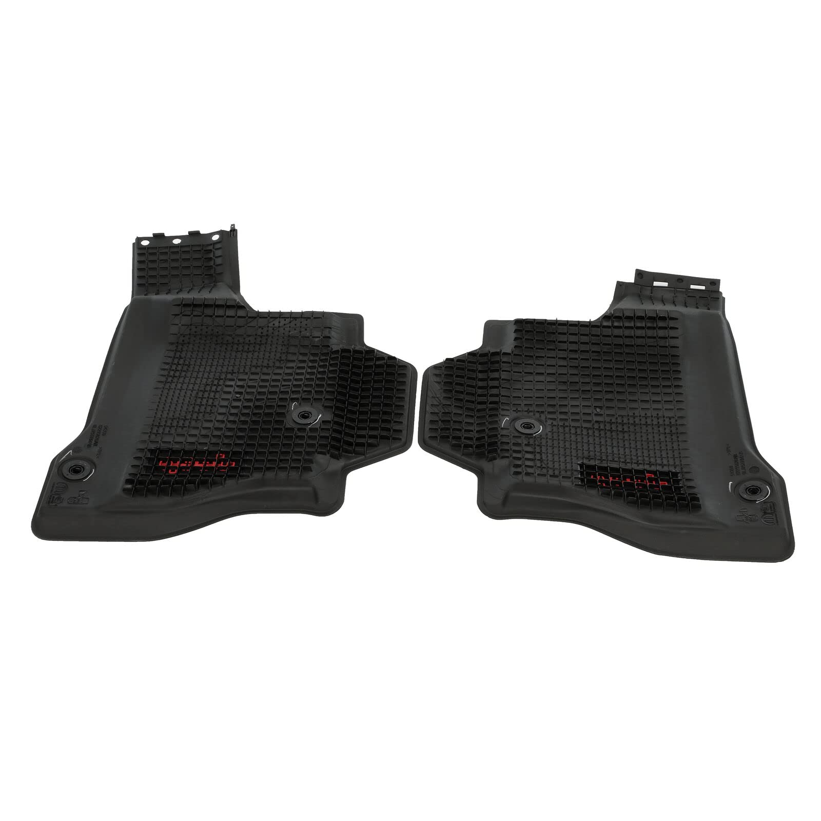 Mopar Jeep Gladiator Rubber Floor Mats Set of 4 - Black, Model 5, OEM Quality