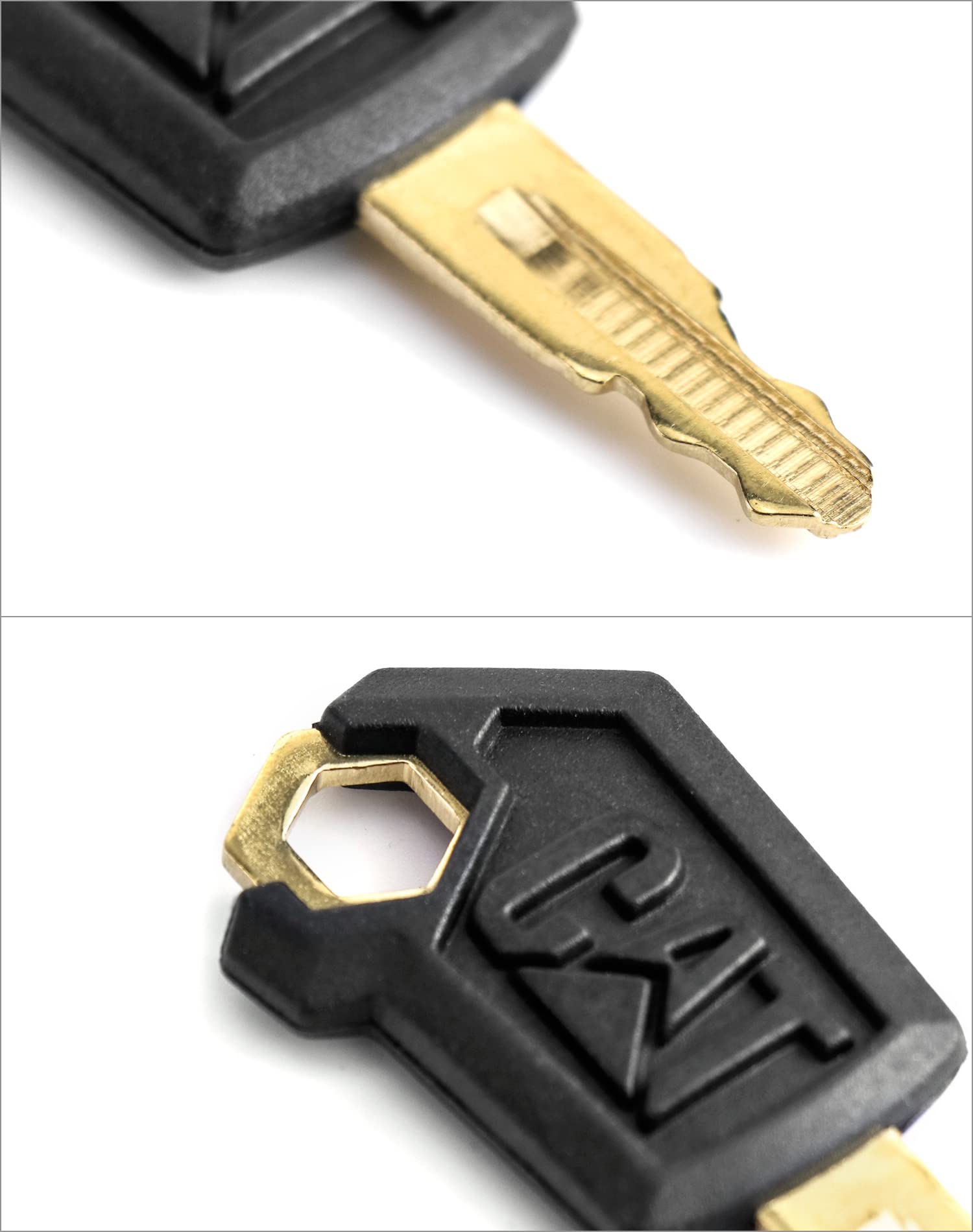 Qwork 5P8500 Cat Keys, 20 Pack Ignition Keys For Caterpillar Heavy Equipment