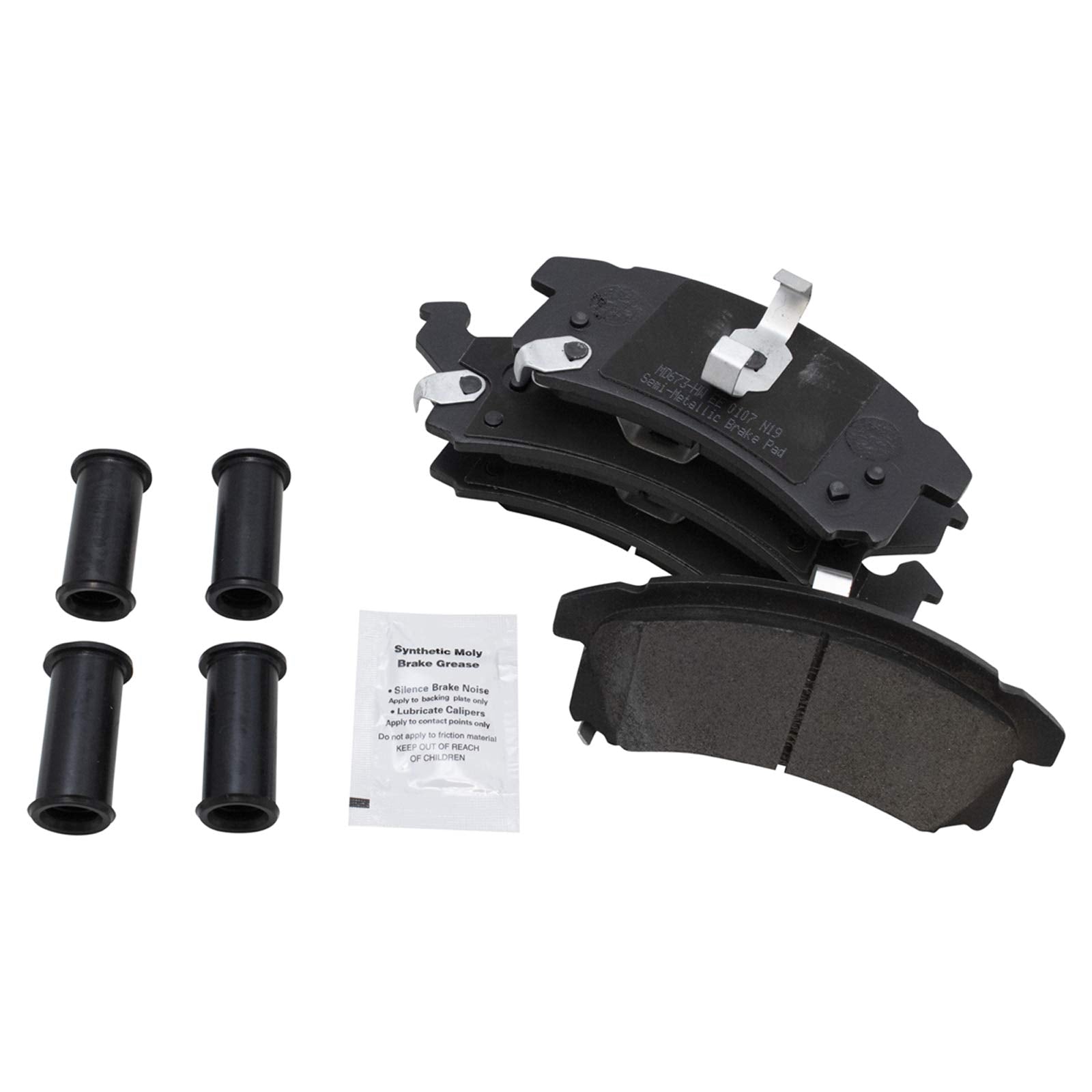 Trq Front Brake Pad & Rotor Left & Right Kit Compatible With Pontiac Chevy Olds Gm