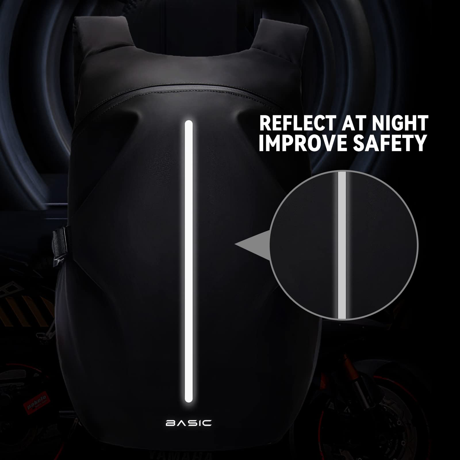 Weplan Motorcycle Backpack,Motorcycle Backpacks For Men And Women,Motorcycle Backpack Waterproof,Helmet Backpack Bookbag For Riding, Outing