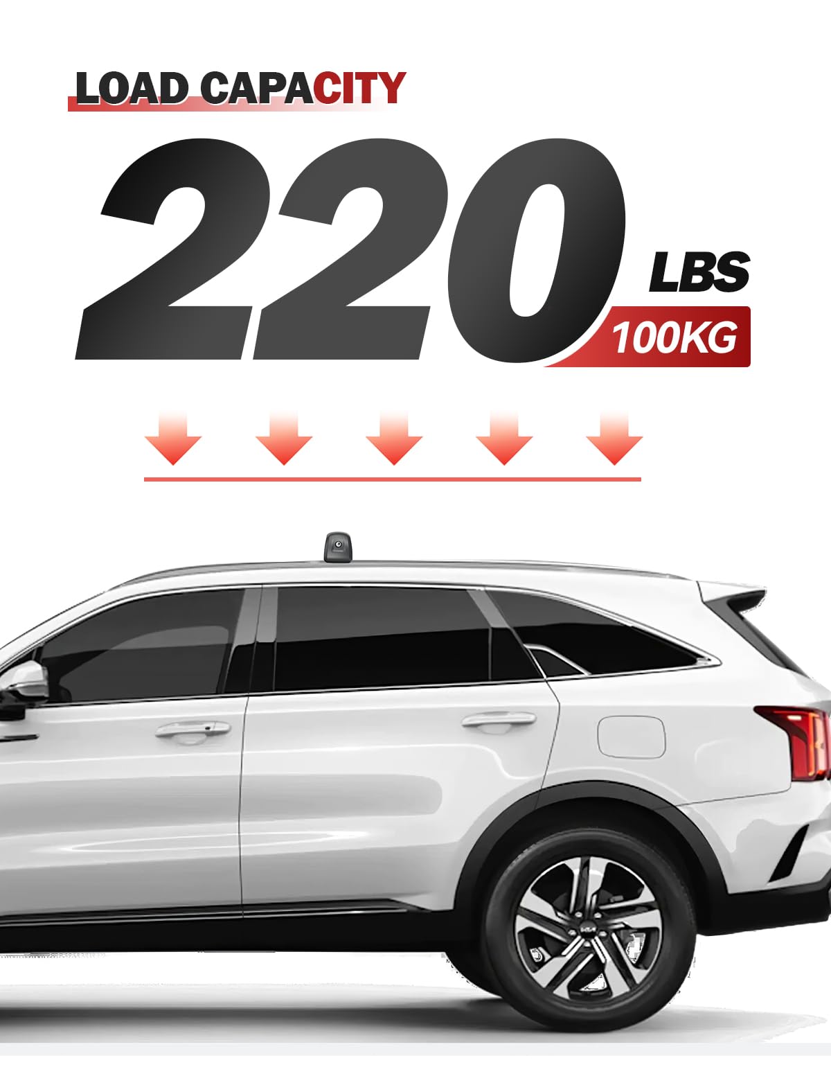Soruci Roof Rack Cross Bars Compatible with KIA Sorento LX/S/EX/SX Prestige AWD 2021-2025 & Sorento Hybrid EX 2021-2024 with Loc