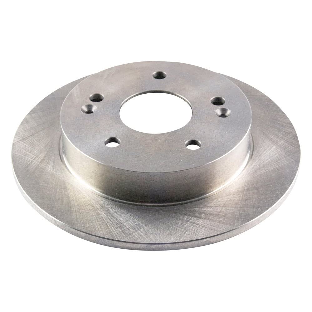 Trq Rear Brake Rotors Set Solid Compatible With 1997-2001 Honda Prelude