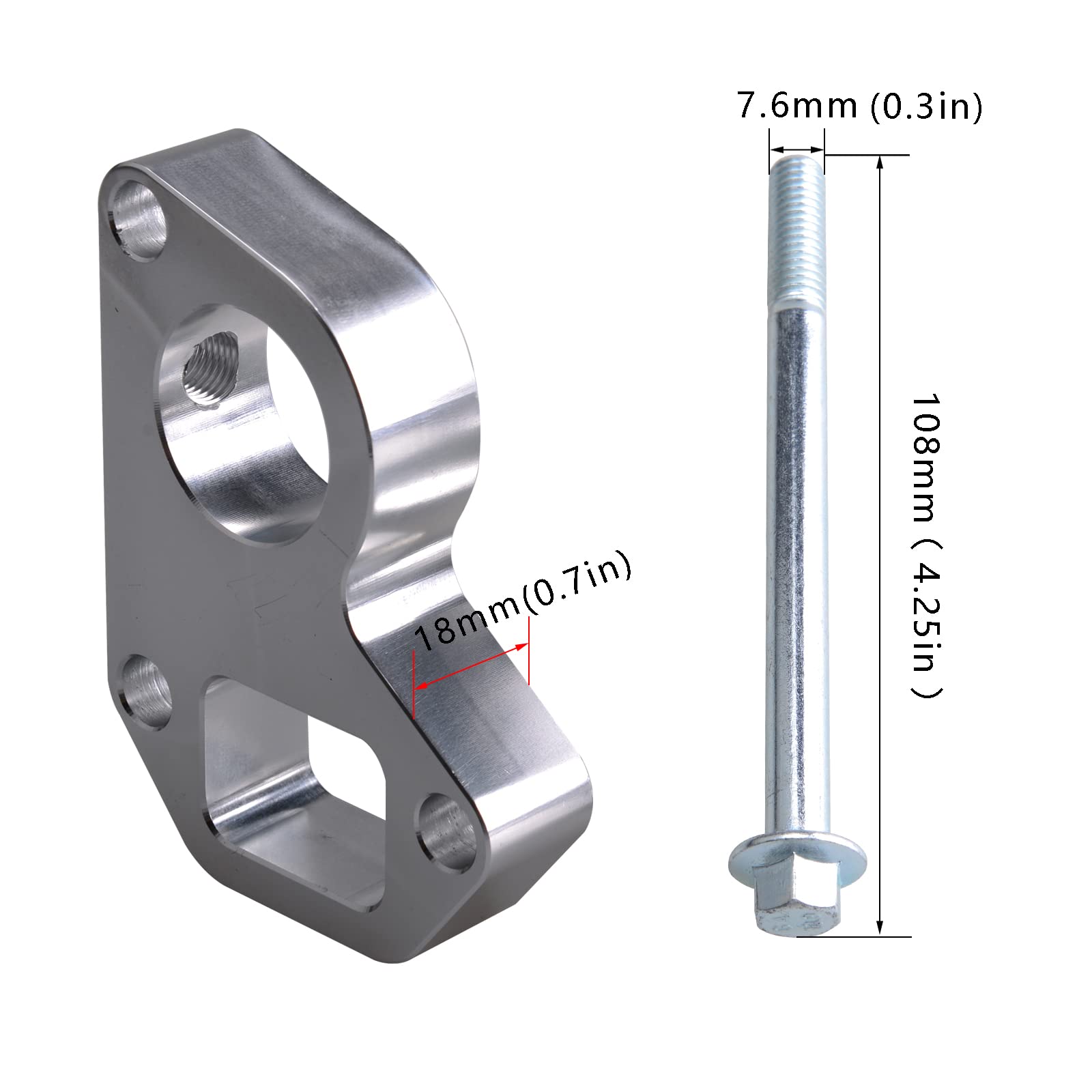 Cnraqr Ls Water Pump Spacers Kit Adapter Swap Kit Compatible With Camaro Lq4 Ls1 5.3L Lsx Lq9 Ls6 L33 Ls2 Engine Series