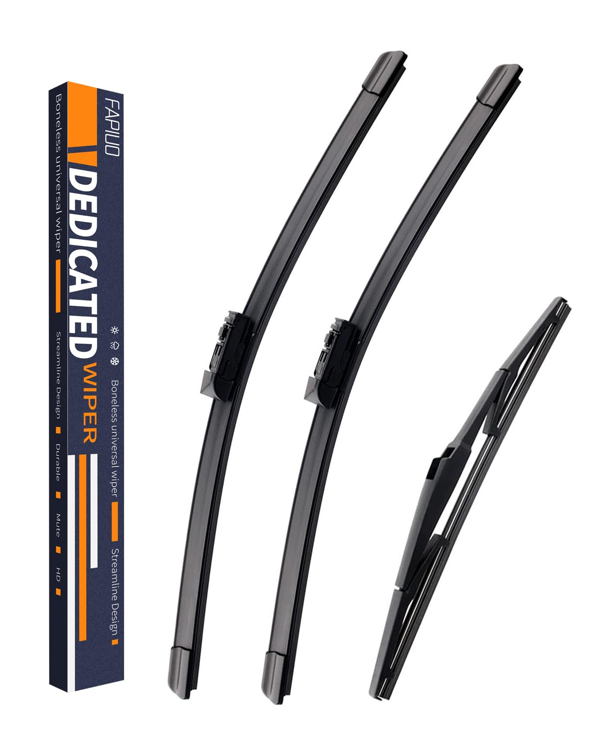 Replacement For Toyota Prius 2016 2017 2018 2019 2020 2021 2022 Silent Wipers -Fapiuo Front And Rear Windshield Wipers 28''/16''