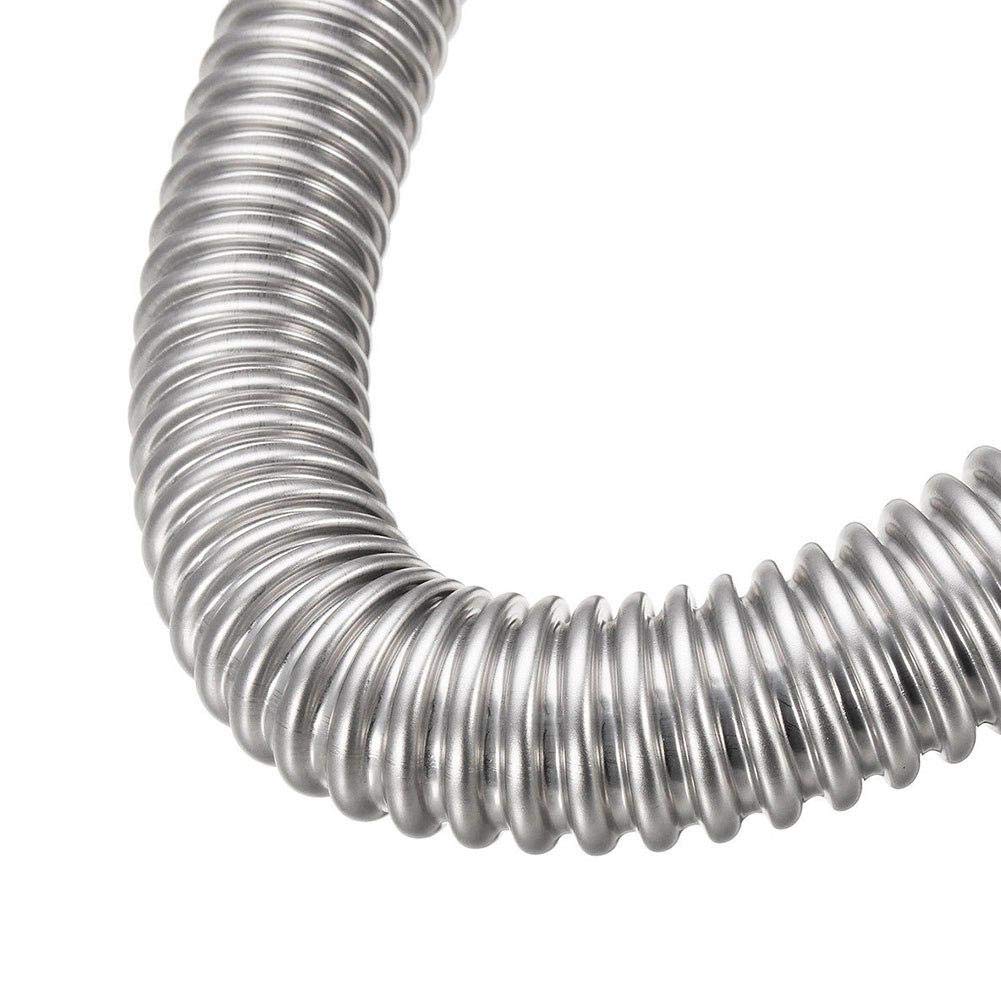 COLOR TREE 1 Inch Stainless Steel Exhaust Pipe for Parking Air Heater 60CM Silver - Model SKUB09259