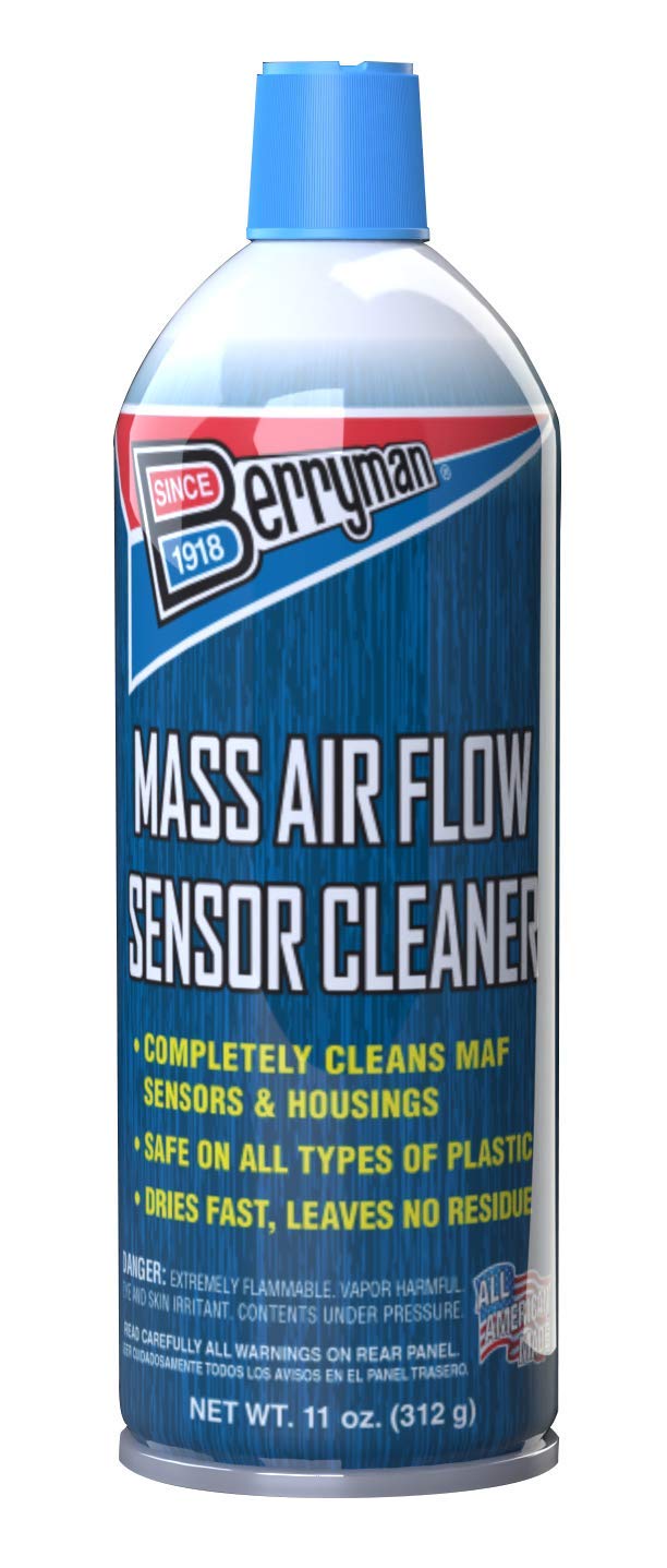 Berryman Products 2211-12 Mass Air Flow Sensor Cleaner with Extension Tube, 11-Ounce, 12 Pack