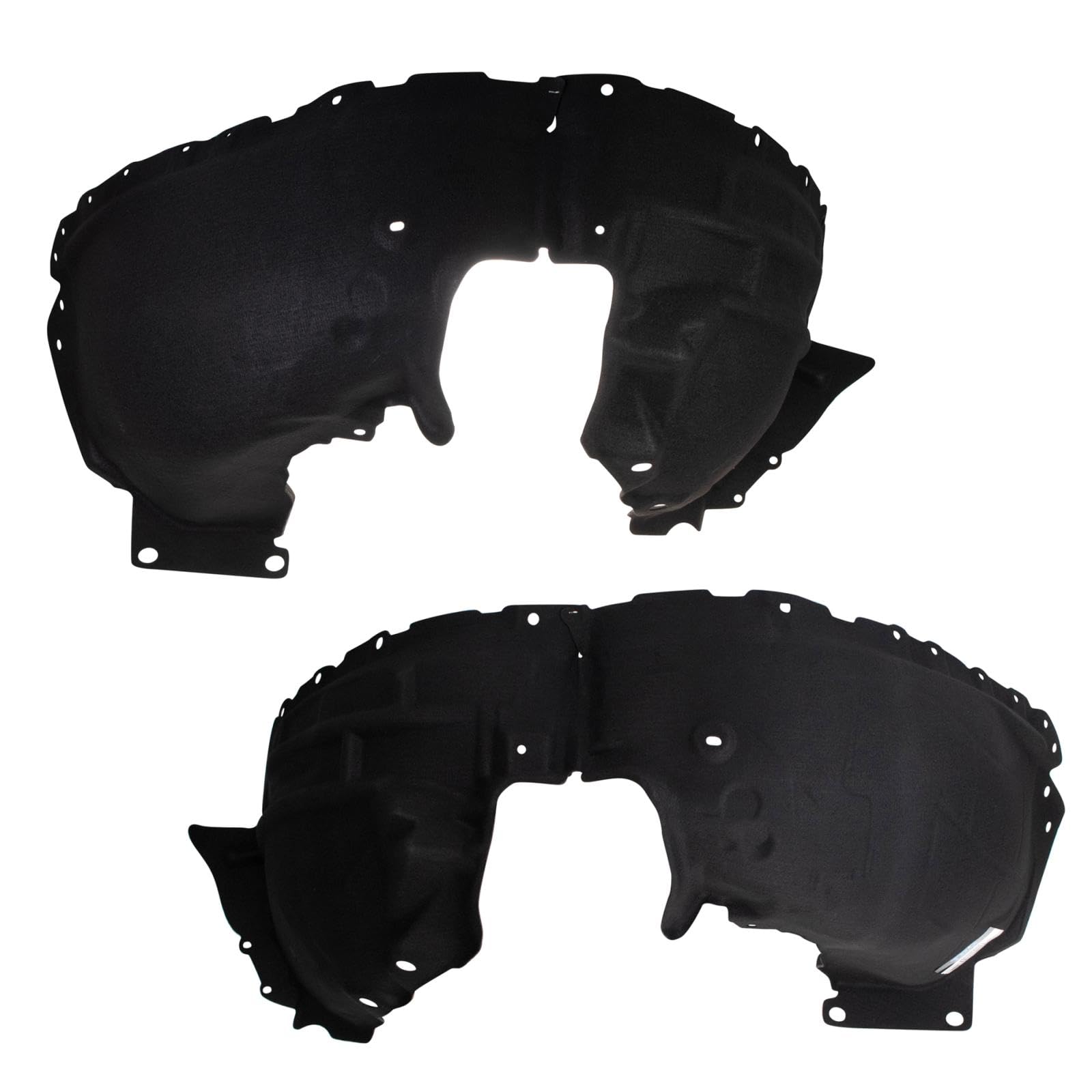 Trq Inner Fender Liner Set Compatible With 2020-2021 Ford Escape Fo1248205 Fo1249205