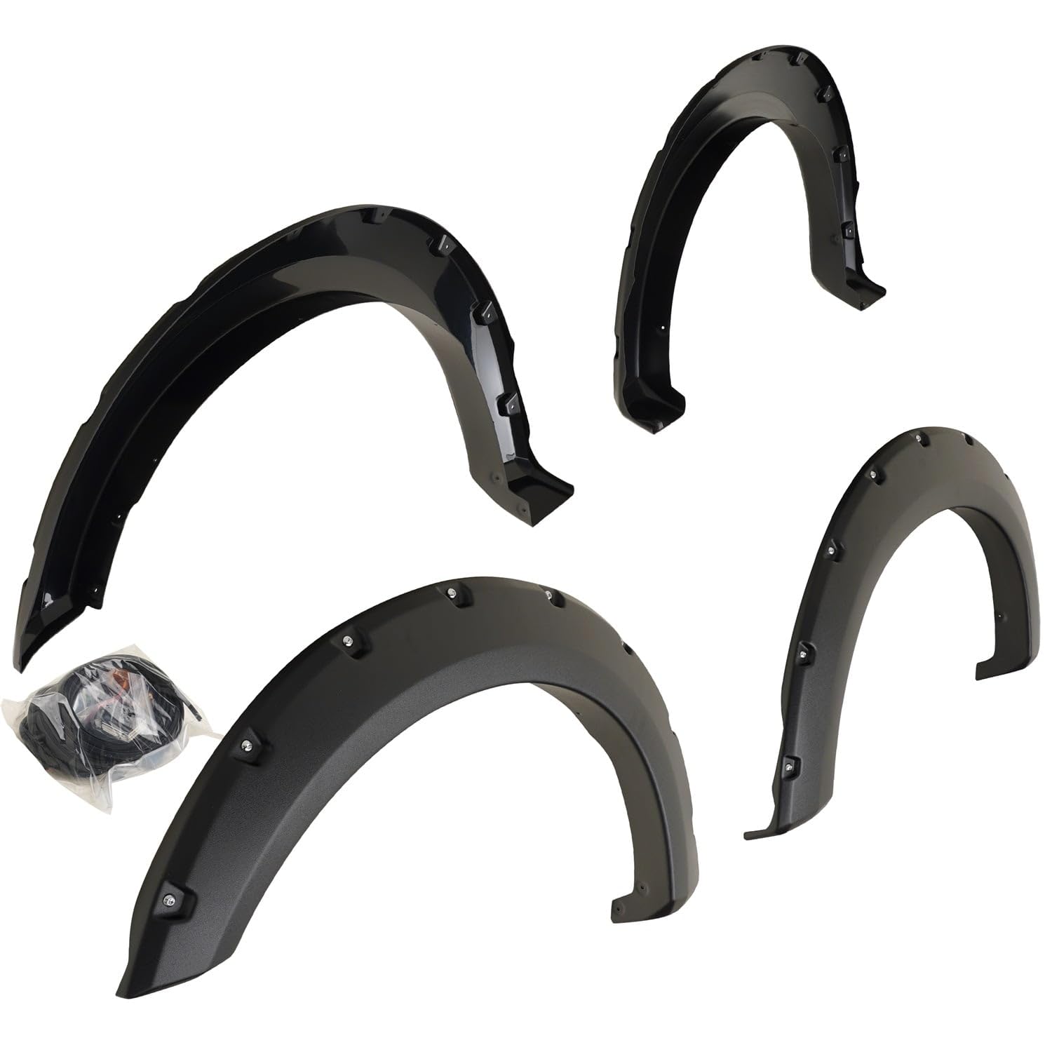 Trailfx Pfff3006T Fender Flares;Textured;Set Of 4