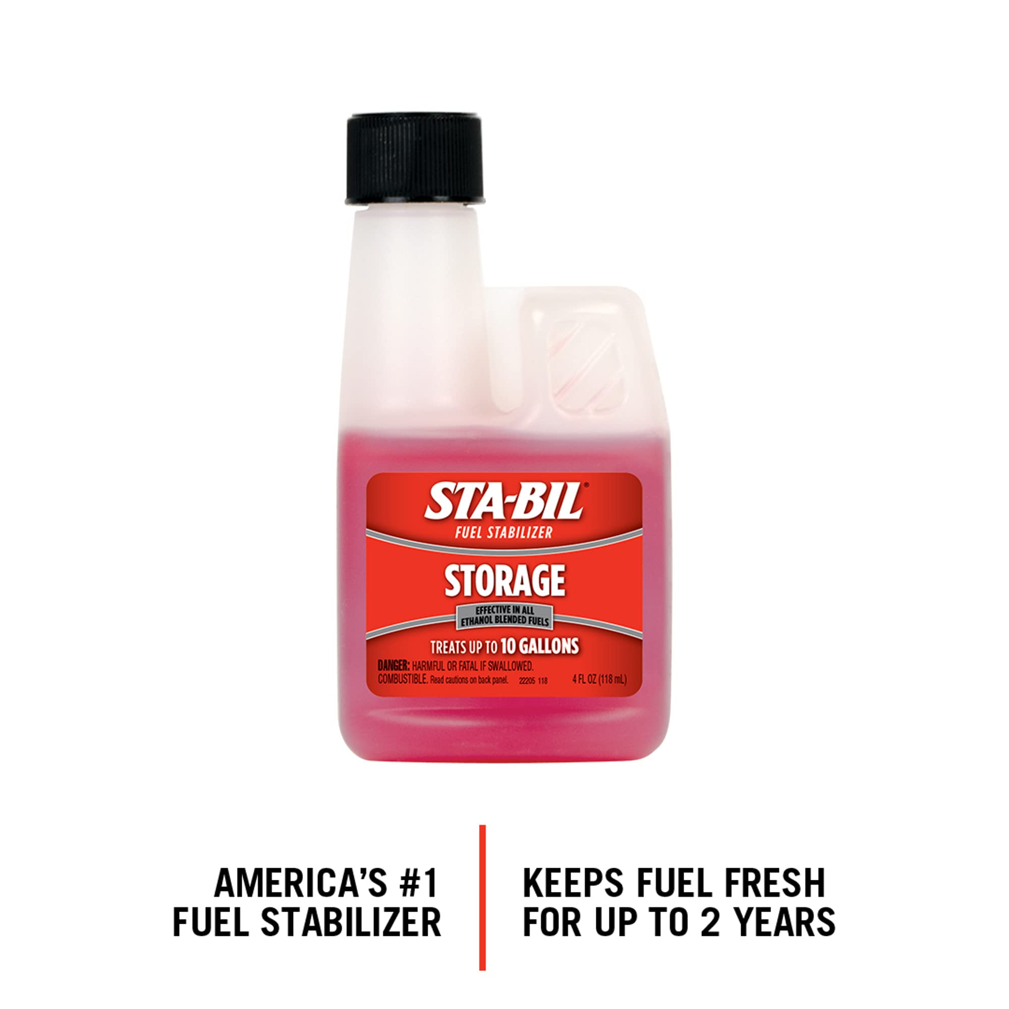 STA-BIL Storage Fuel Stabilizer - 4 oz. Counter Display, Red, Model 22205