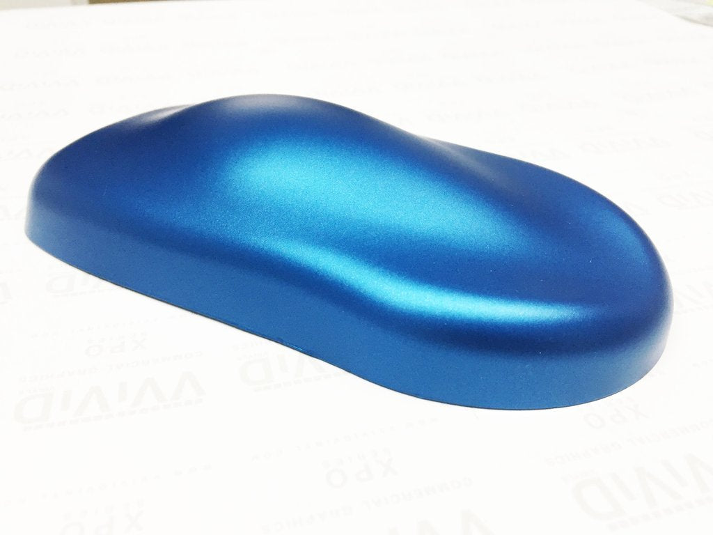 Vvivid+ Premium Vinyl Wrap Film (1.5Ft X 5Ft, Matte Metallic Blue)