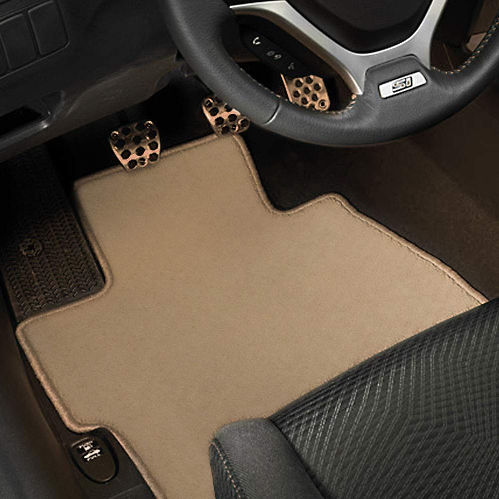 IKON MOTORSPORTS Floor Mats for 2006-2011 Honda Civic, 3PC Beige Nylon, 33x23x1 inches, Model CP030BG