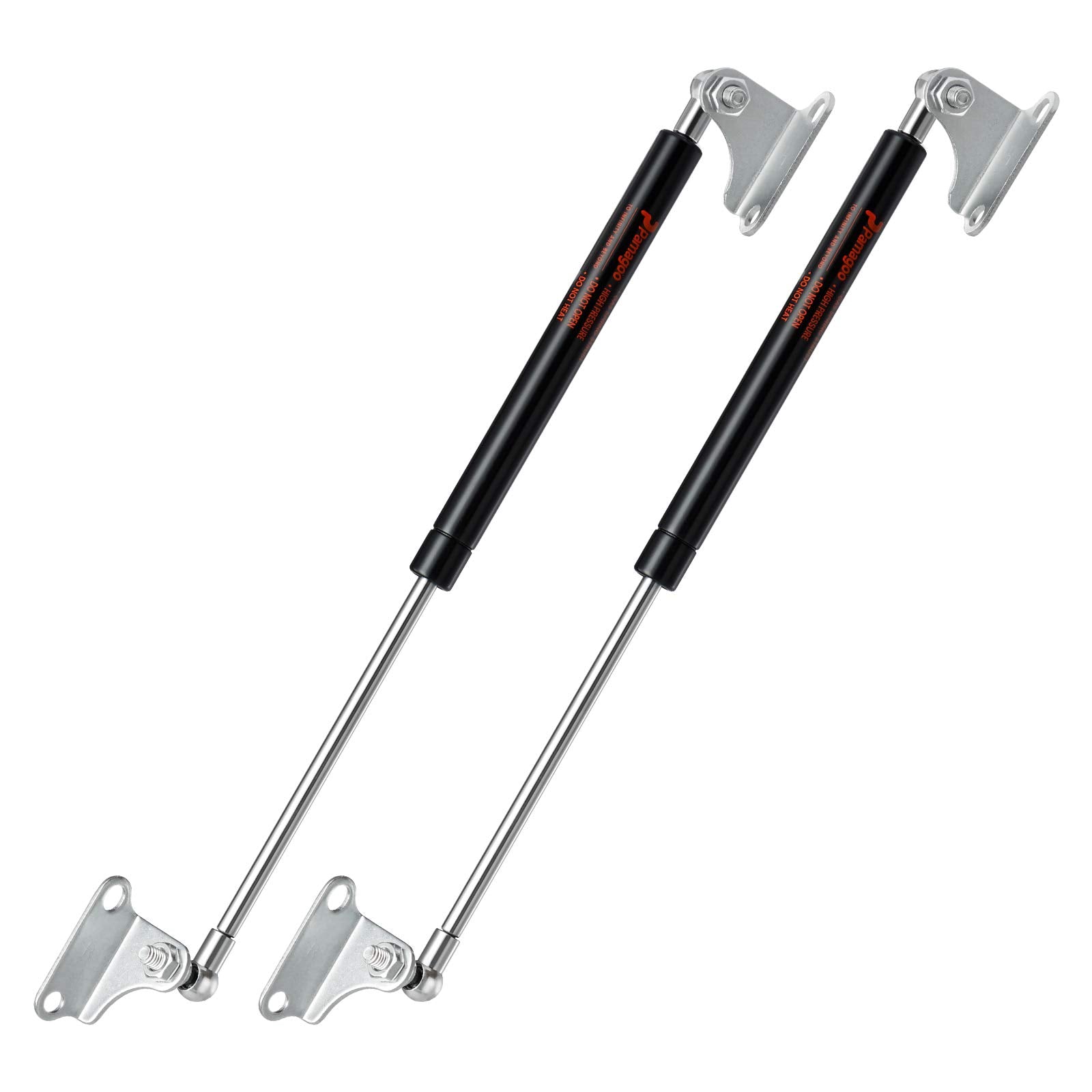 Pamagoo 20 Inch 22.5 Lbs Gas Strut Shocks, 100 N Per Prop With L-Type Mounts For Cabinet Toy Box Toolbox Lid Trash Bin Dog House