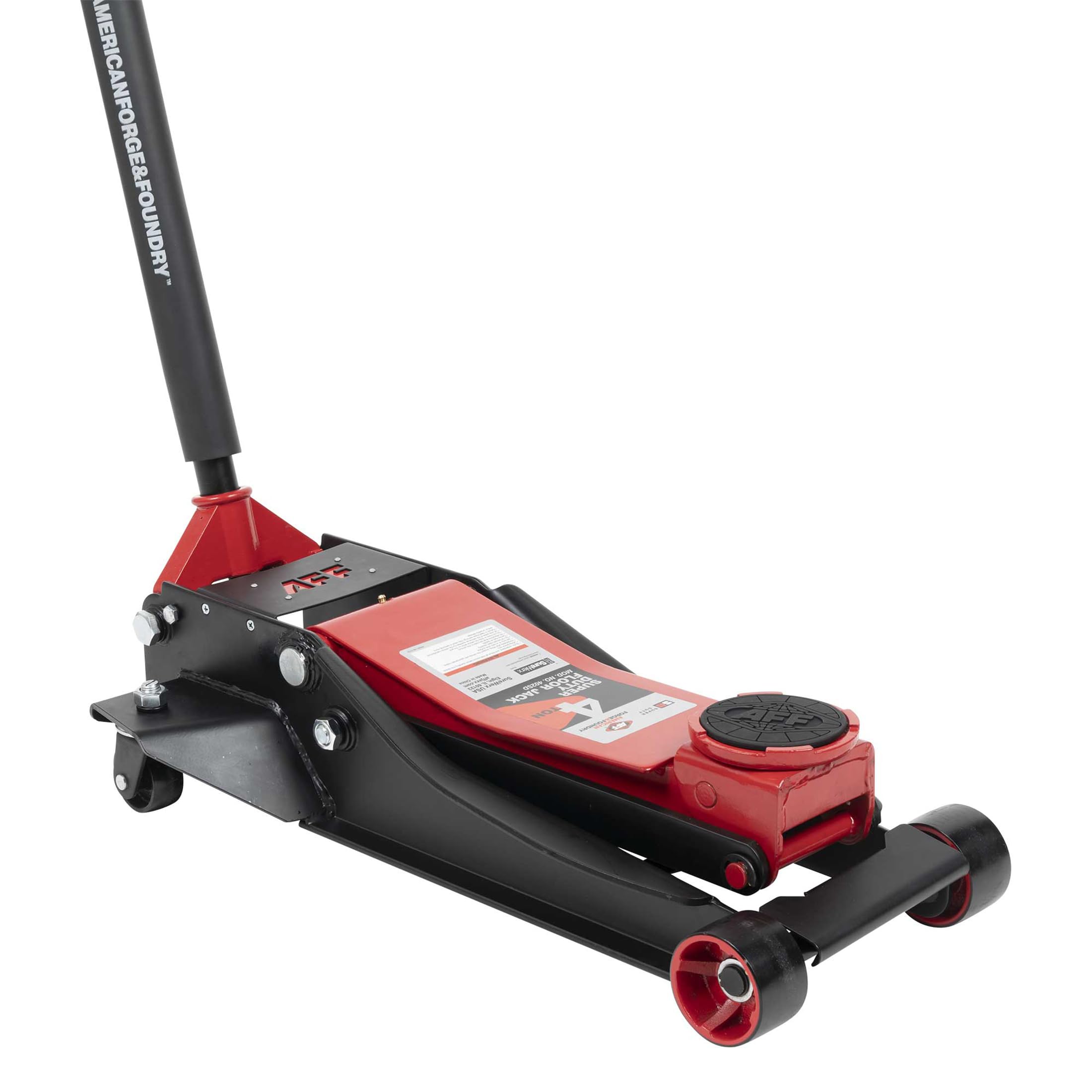 AFF 4 Ton Floor Jack - Low Profile Car Jack with Lightning Lift Hydraulic - Super Duty